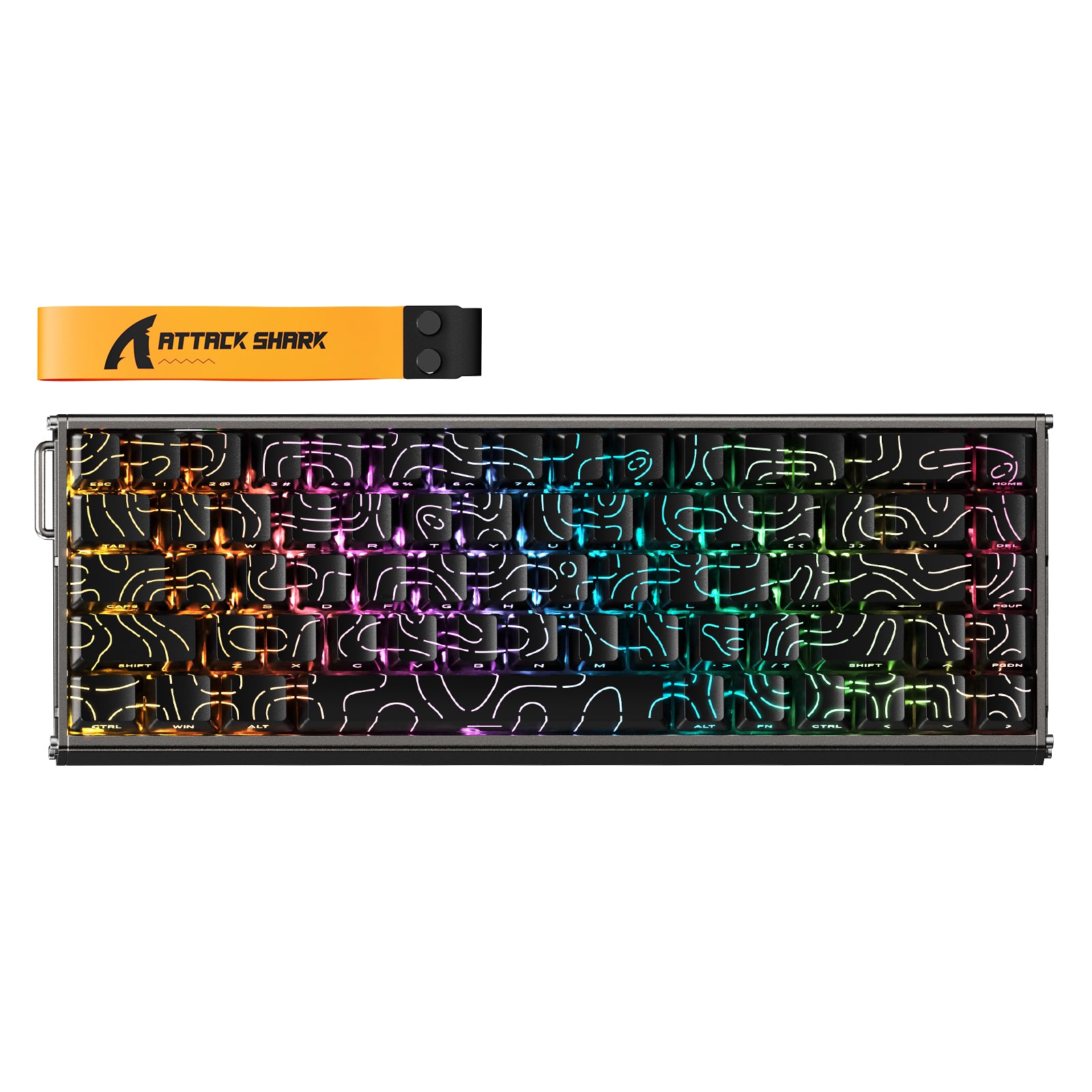 ATTACK SHARK X68MAX HE Rapid Trigger Aluminium-Tastatur mit Magnetischem Schalter