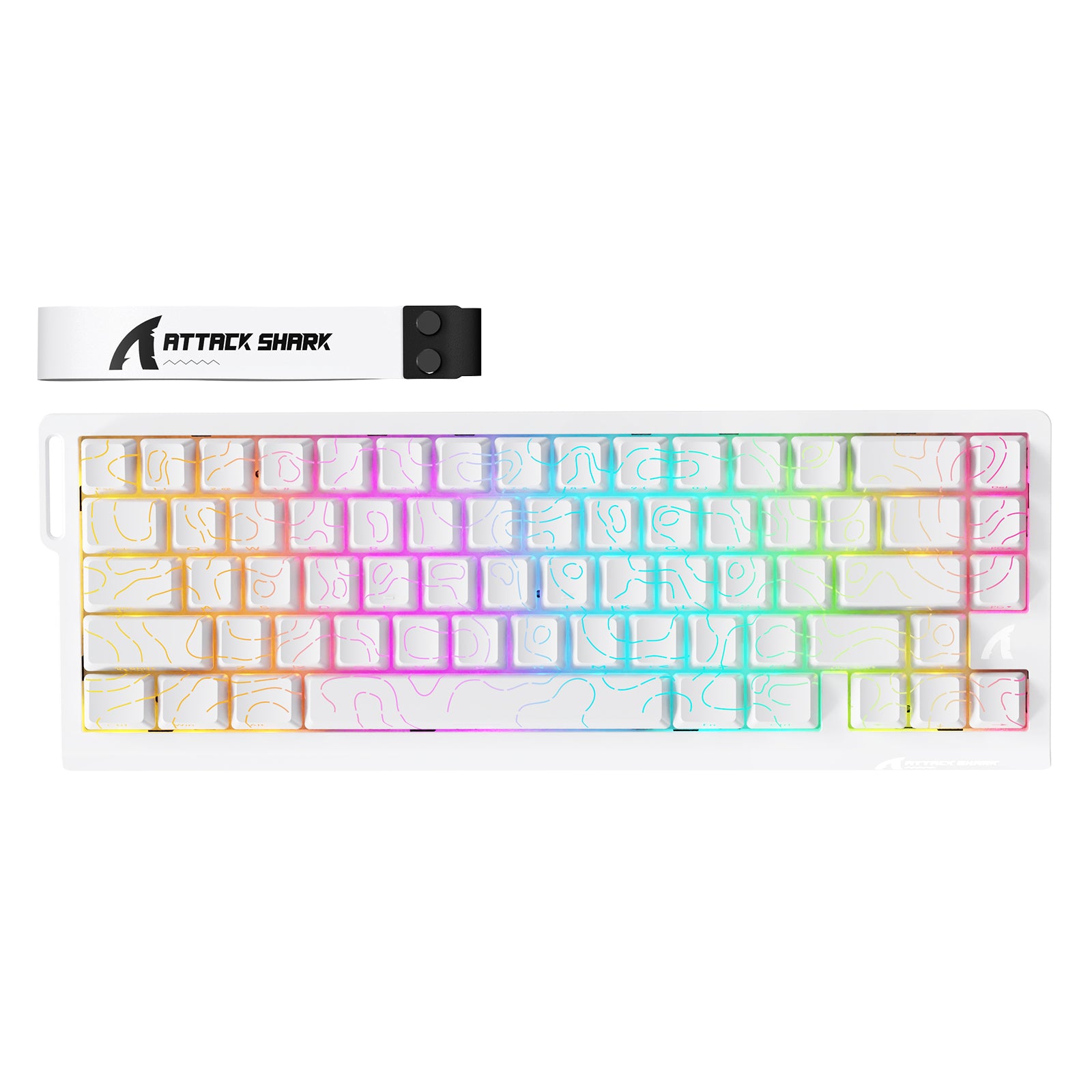 ATTACK SHARK X68PRO HE Kabellose Rapid Trigger-Tastatur mit Magnetschalter