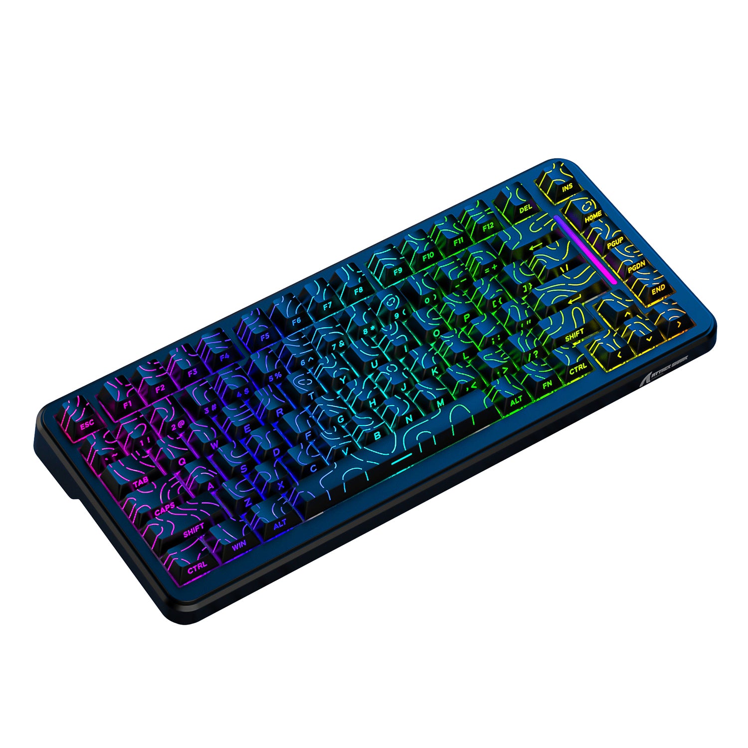 ATTACK SHARK X82PRO HE Kabellose Rapid Trigger-Gaming-Tastatur mit Magnetschalter