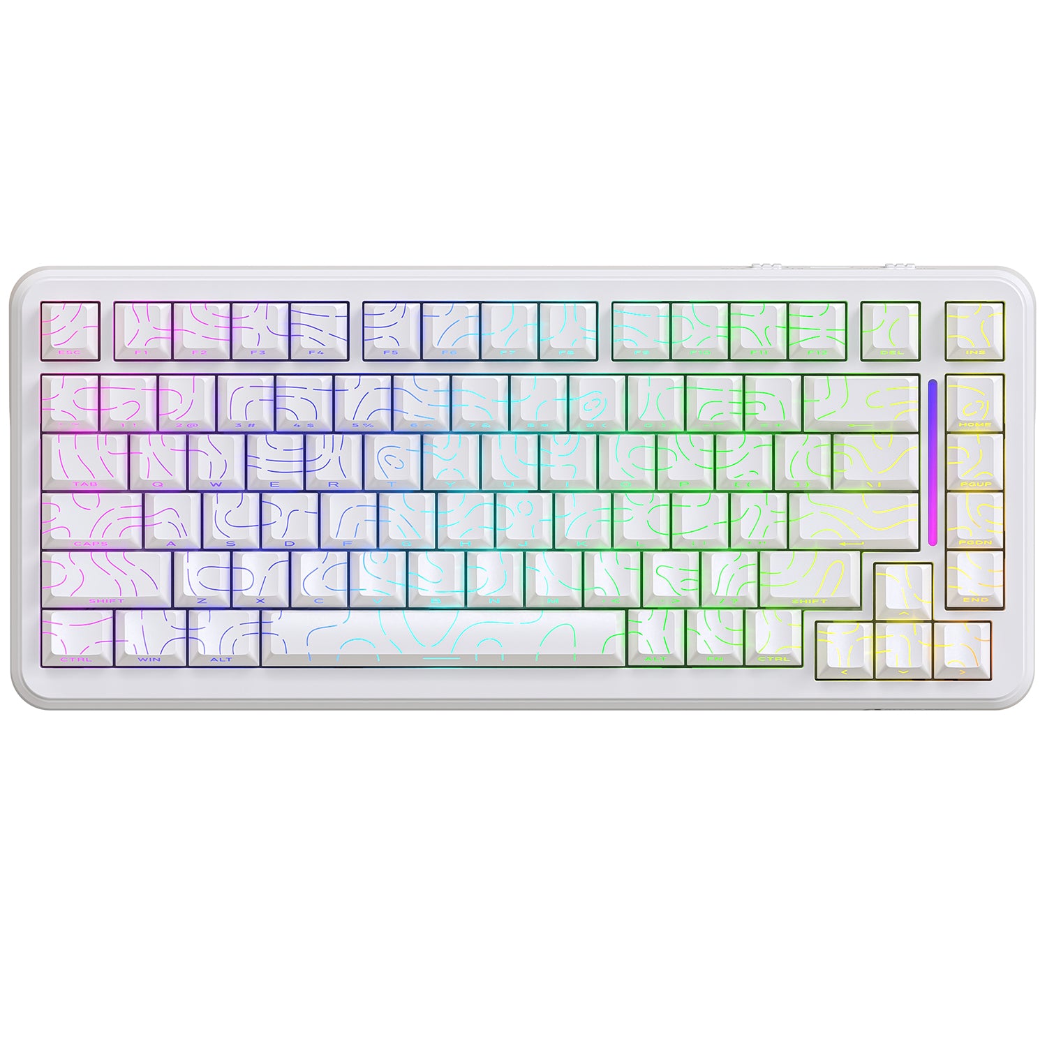 ATTACK SHARK X82PRO HE Kabellose Rapid Trigger-Gaming-Tastatur mit Magnetschalter