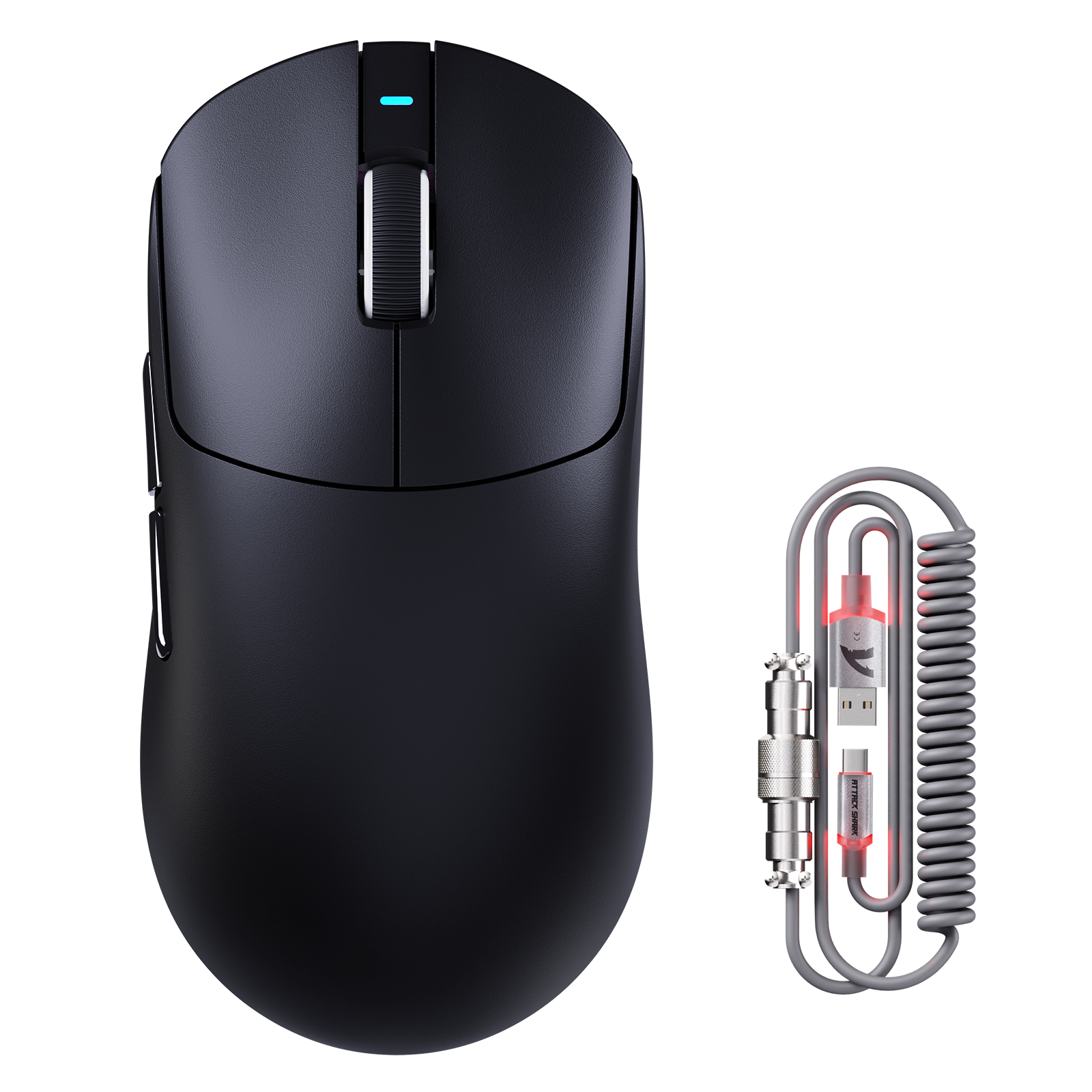ATTACK SHARK X8PLUS Tri-Modus Kabellose Gaming-Maus mit C06 ULTRA Kabel