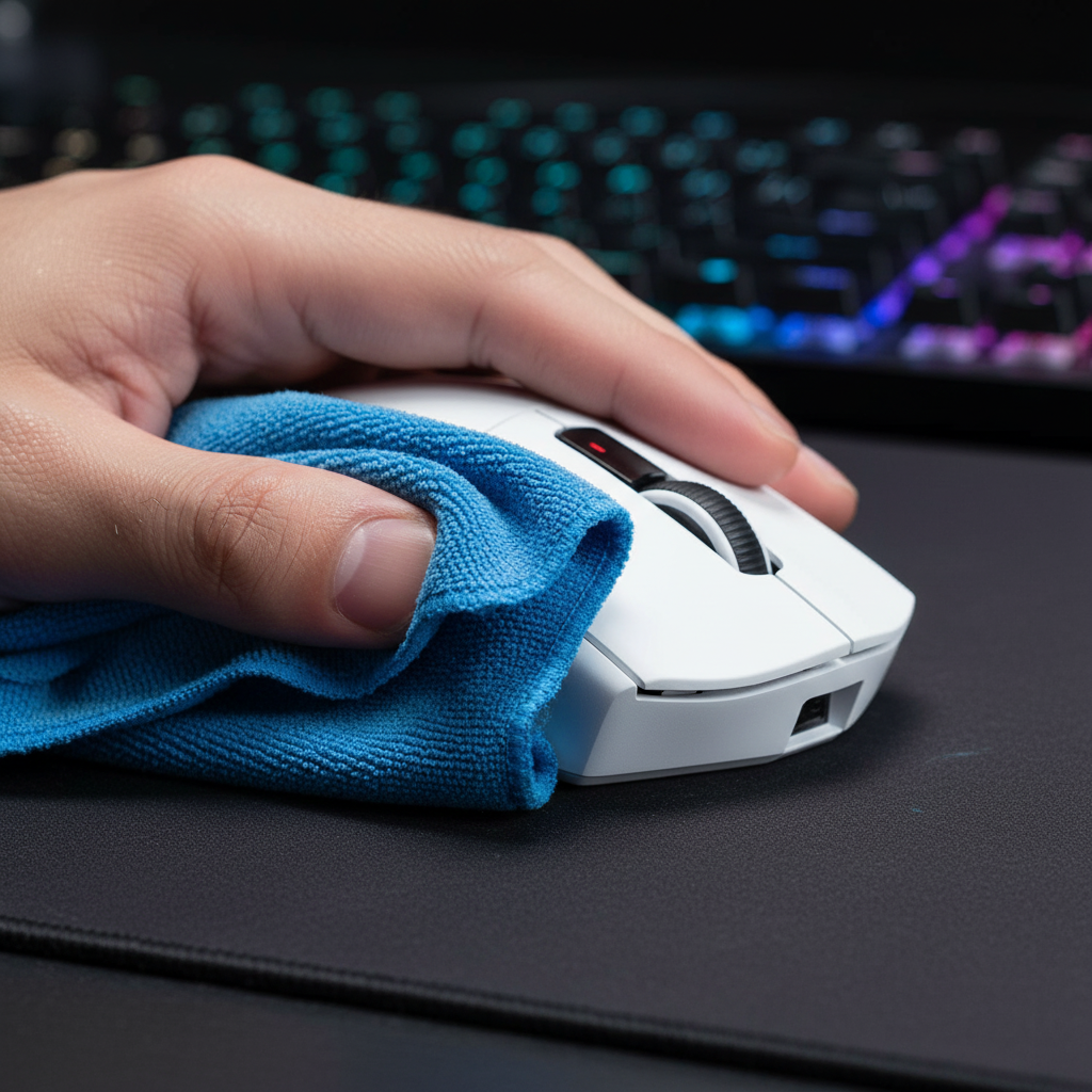 Removing Adhesive Residue from Magnesium Alloy Mouse Shells
