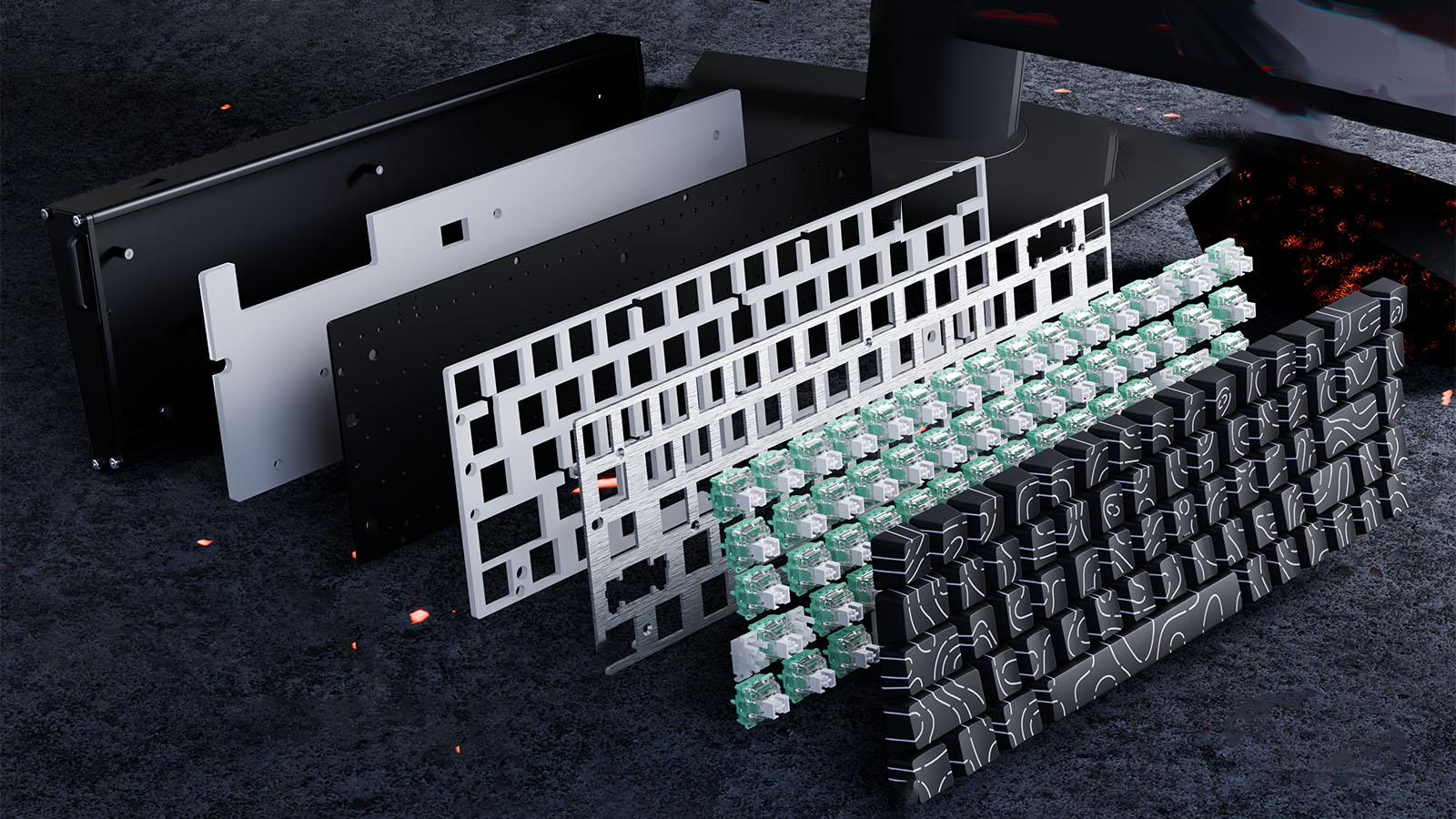 Gasket Mount vs. Top Mount: Tastatur-Montagearten verstehen