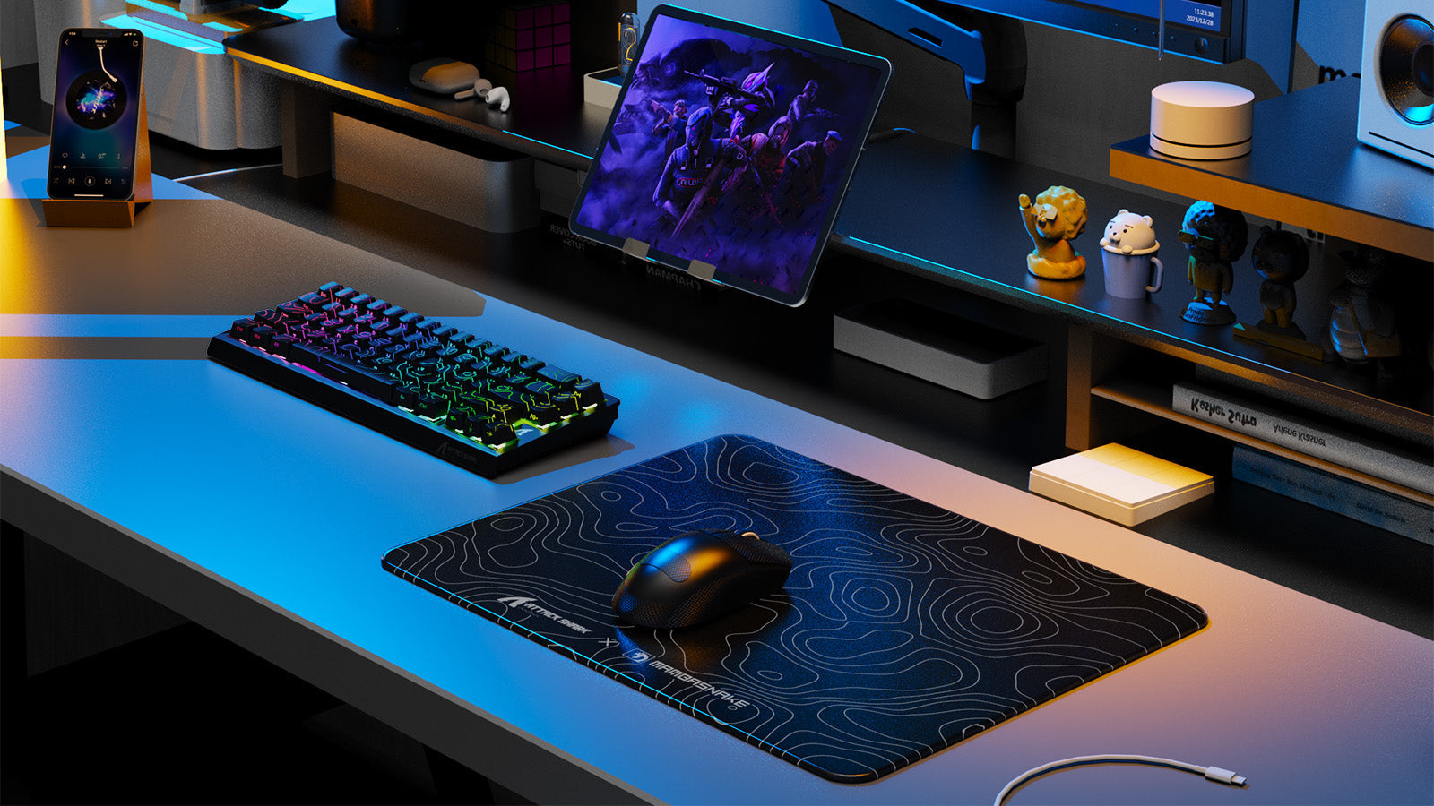 Wie tief sollte ein Gaming-Schreibtisch sein?