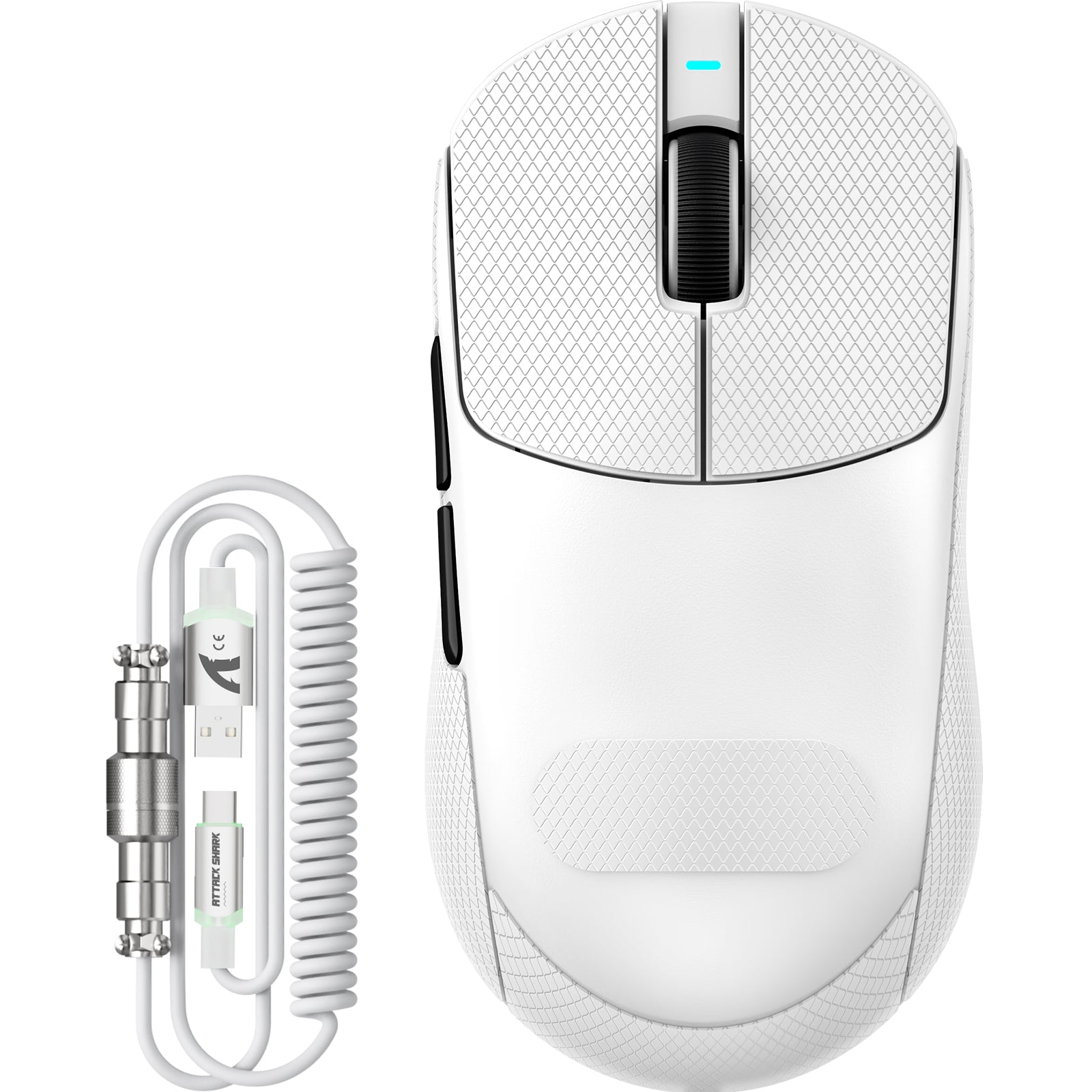 ATTACK SHARK X8PLUS Kabellose Tri-Mode-Gaming-Maus mit C06 ULTRA-Kabel