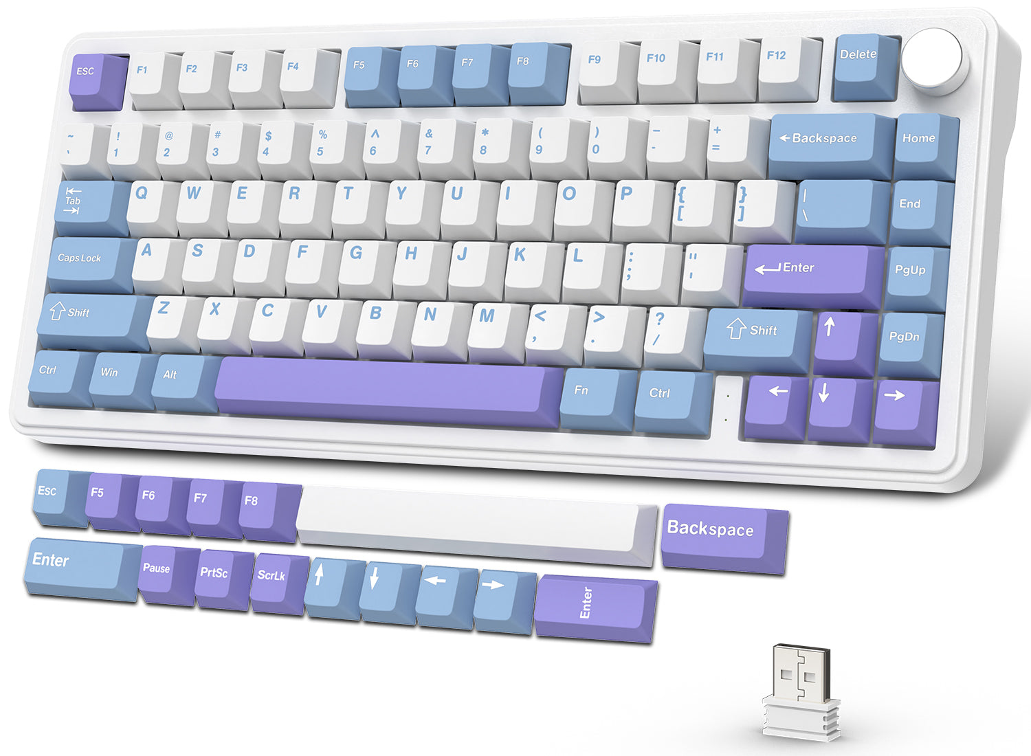 ATTACK SHARK X85 Kabellose mechanische Tastatur 