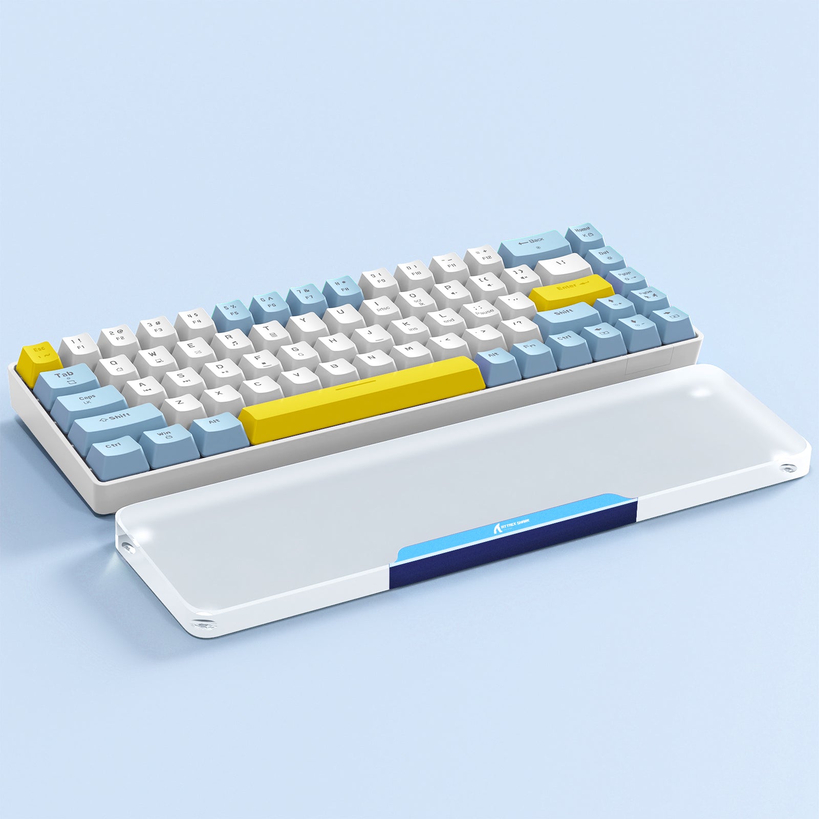 ATTACK SHARK 68 KEYS ACRYLIC WRIST REST