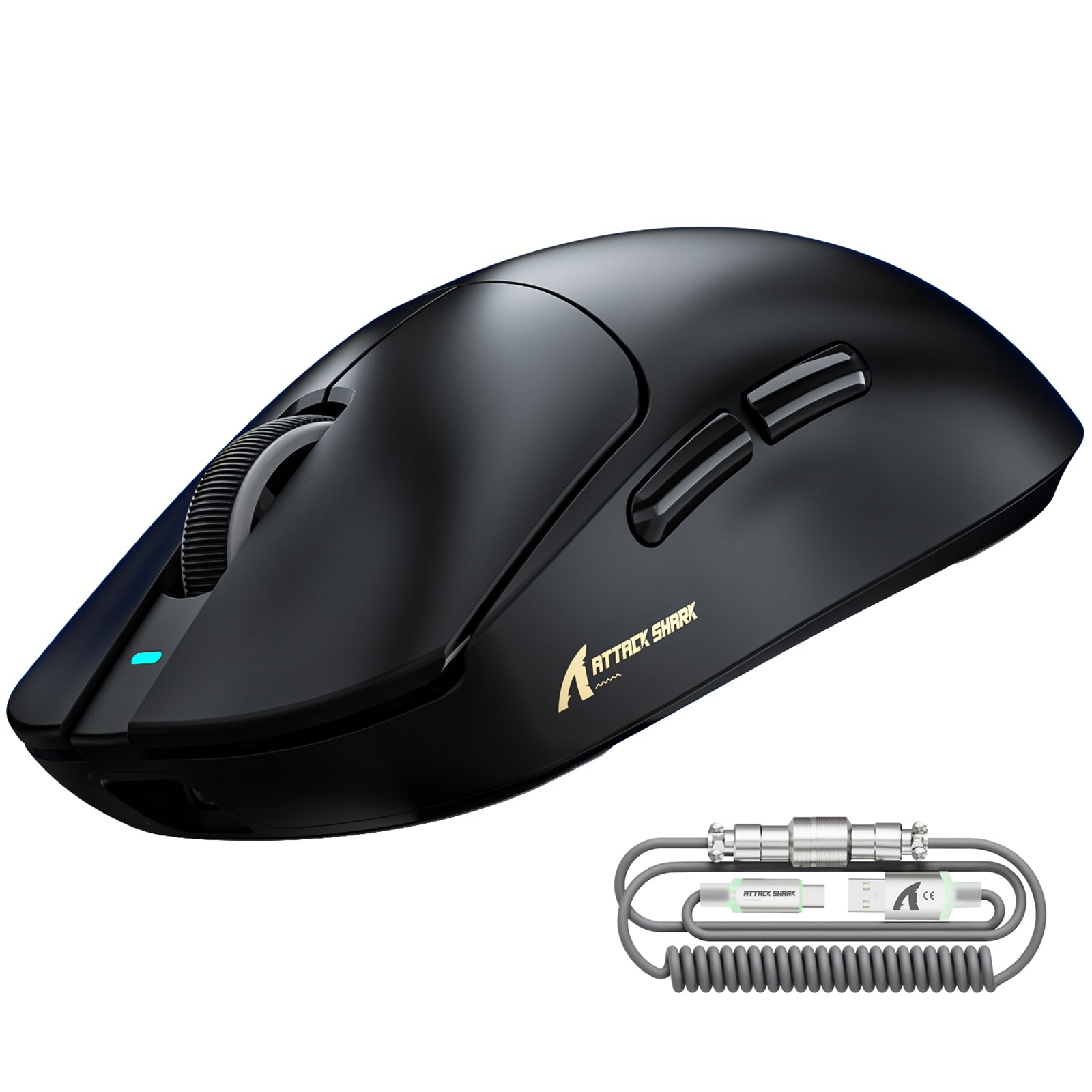 ATTACK SHARK X8 Ultra Tri-Mode Kabellose Gaming-Maus mit C06 Ultra-Kabel