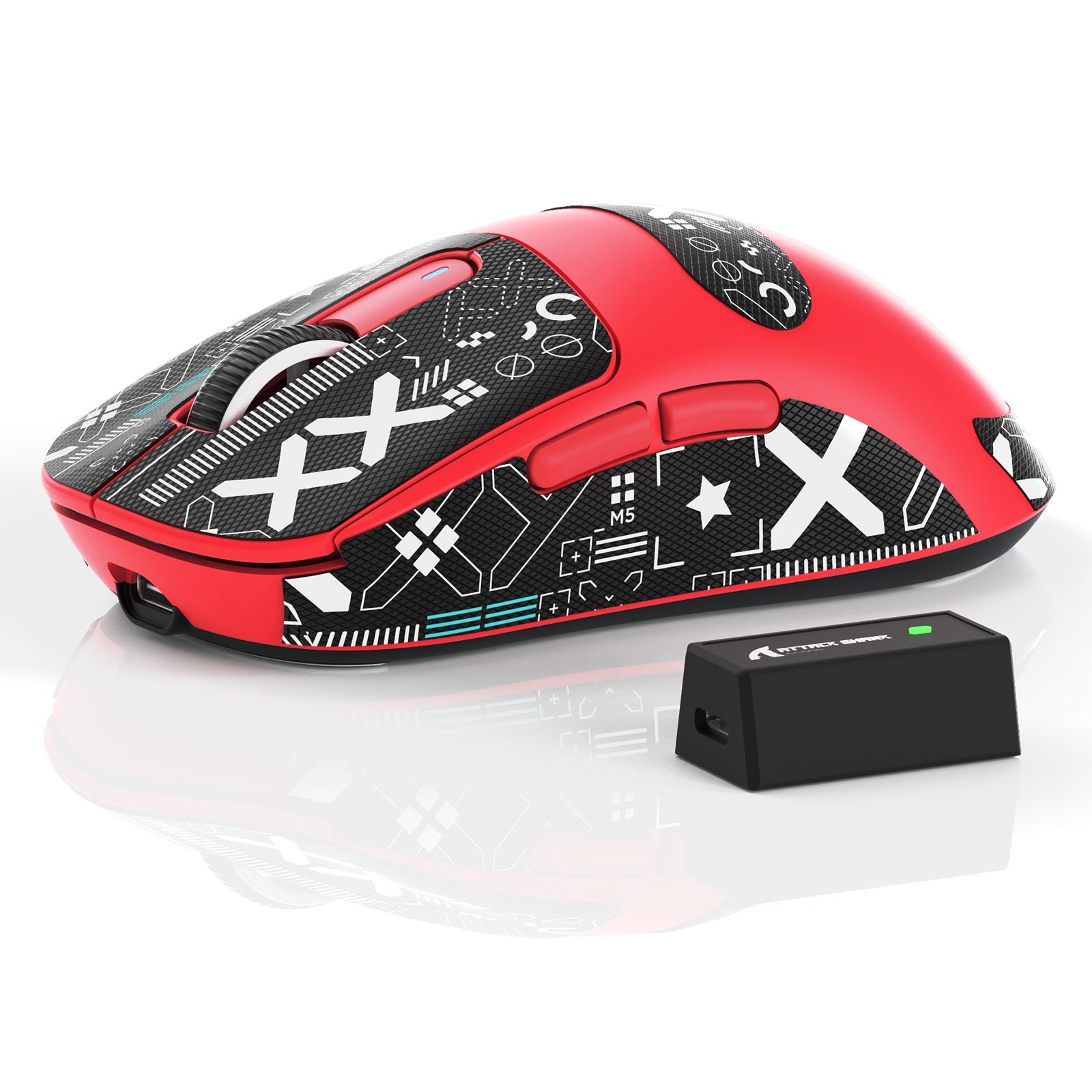 Souris de jeu 8K à trois modes ATTACK SHARK X3PRO