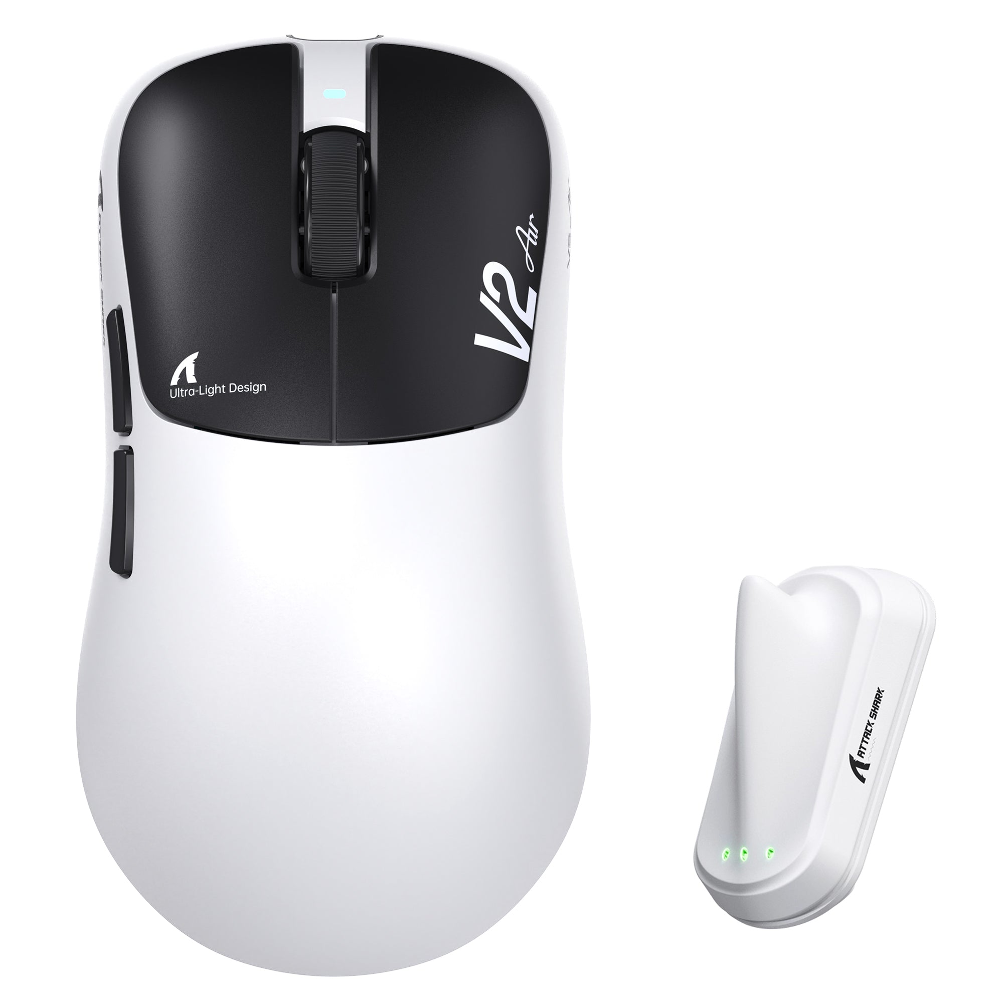ATTACK SHARK V2 AIR PAW3955MAX Ergonomische kabellose Gaming-Maus