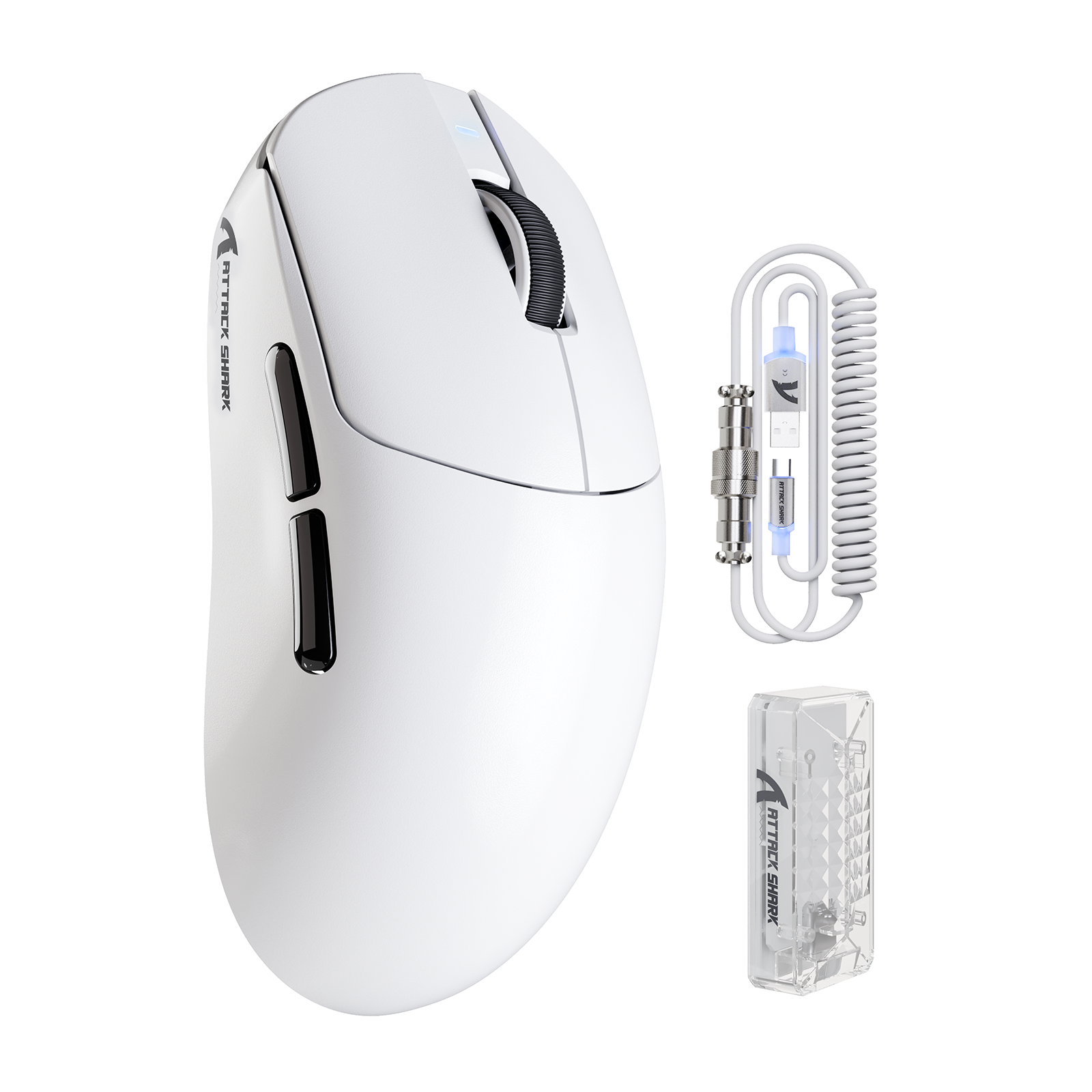 ATTACK SHARK X8PRO Ultraleichte kabellose Gaming-Maus & C06ULTRA-Kabel