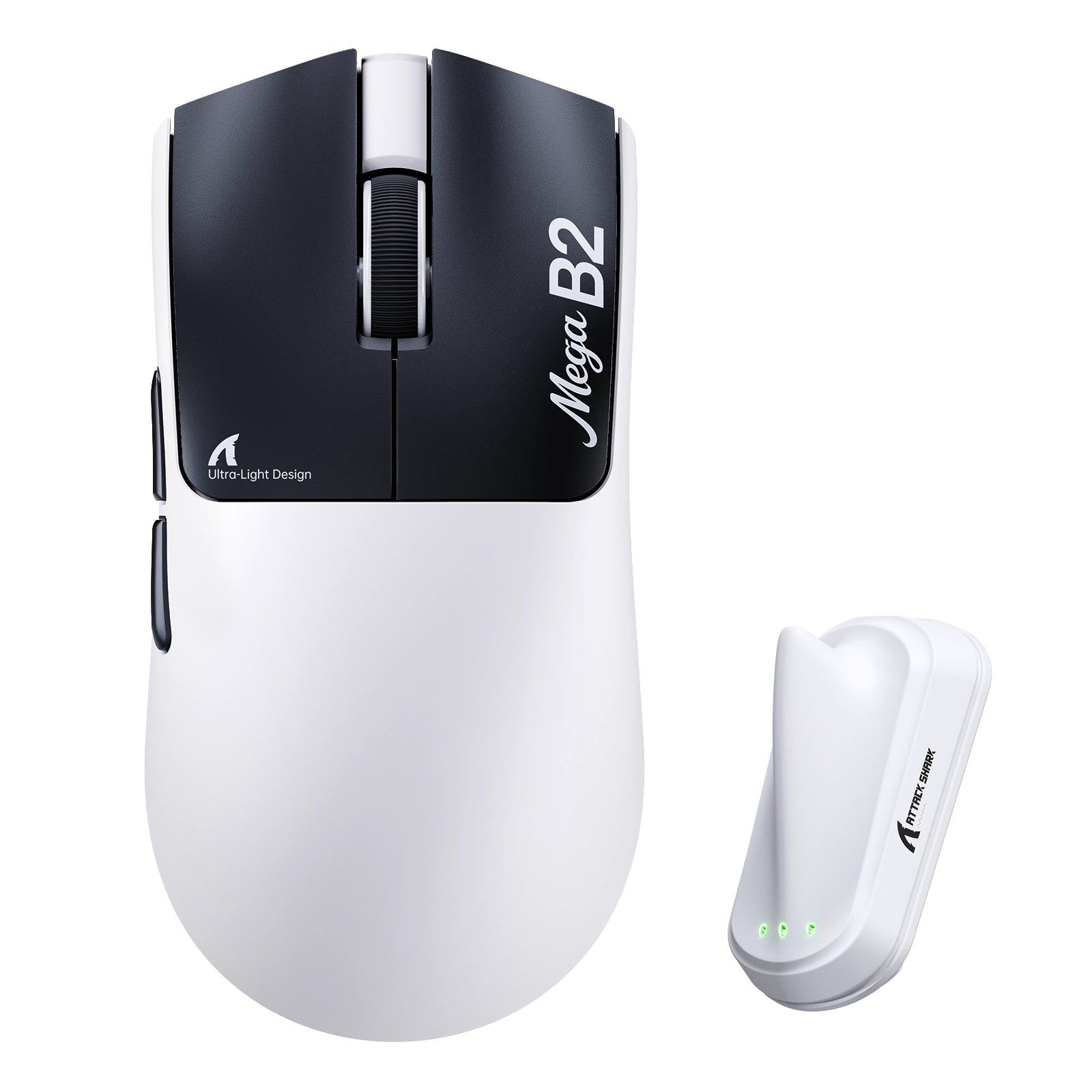 VORBESTELLUNG: ATTACK SHARK MEGA B2 TMR magnetische kabellose Gaming-Maus