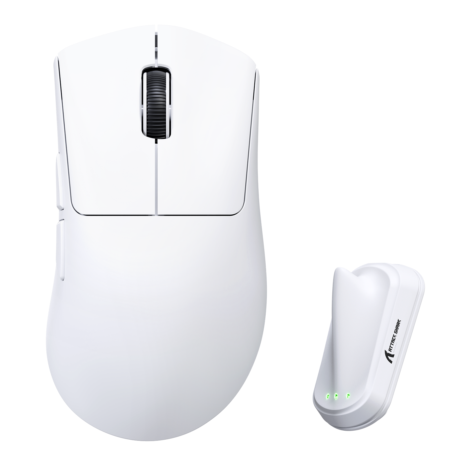 ATTACK SHARK V8 Ultra-Light Ergonomic Wireless Gaming Mouse