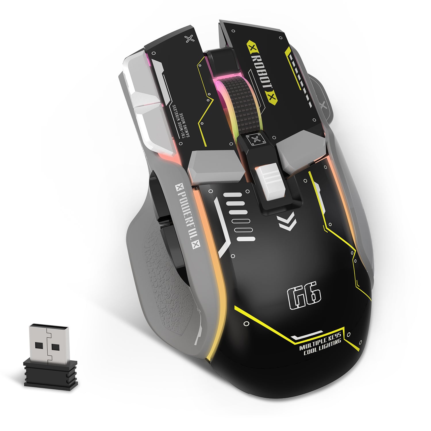 ATTACK SHARK G6 Tri-mode Gaming Mouse