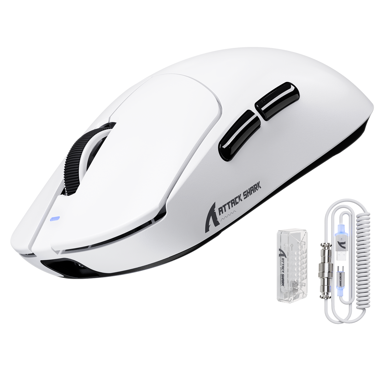 ATTACK SHARK X8 Ultra Tri-Mode Kabellose Gaming-Maus mit C06 Ultra-Kabel