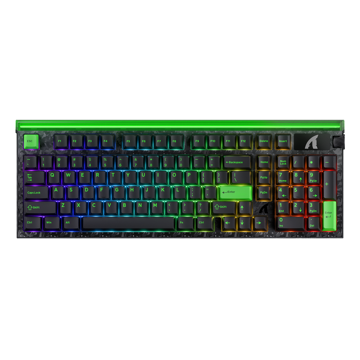 ATTACK SHARK R98 HE Carbonfaser Rapid Trigger Tastatur mit magnetischem Schalter