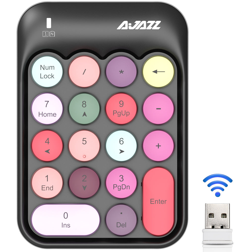 ATTACK SHARK X AJAZZ AK18 Wireless Numeric Keypad