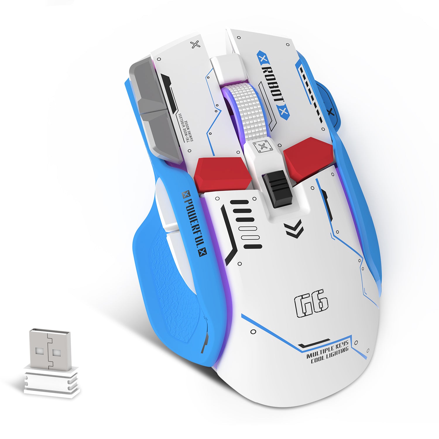 ATTACK SHARK G6 Tri-mode Gaming Mouse