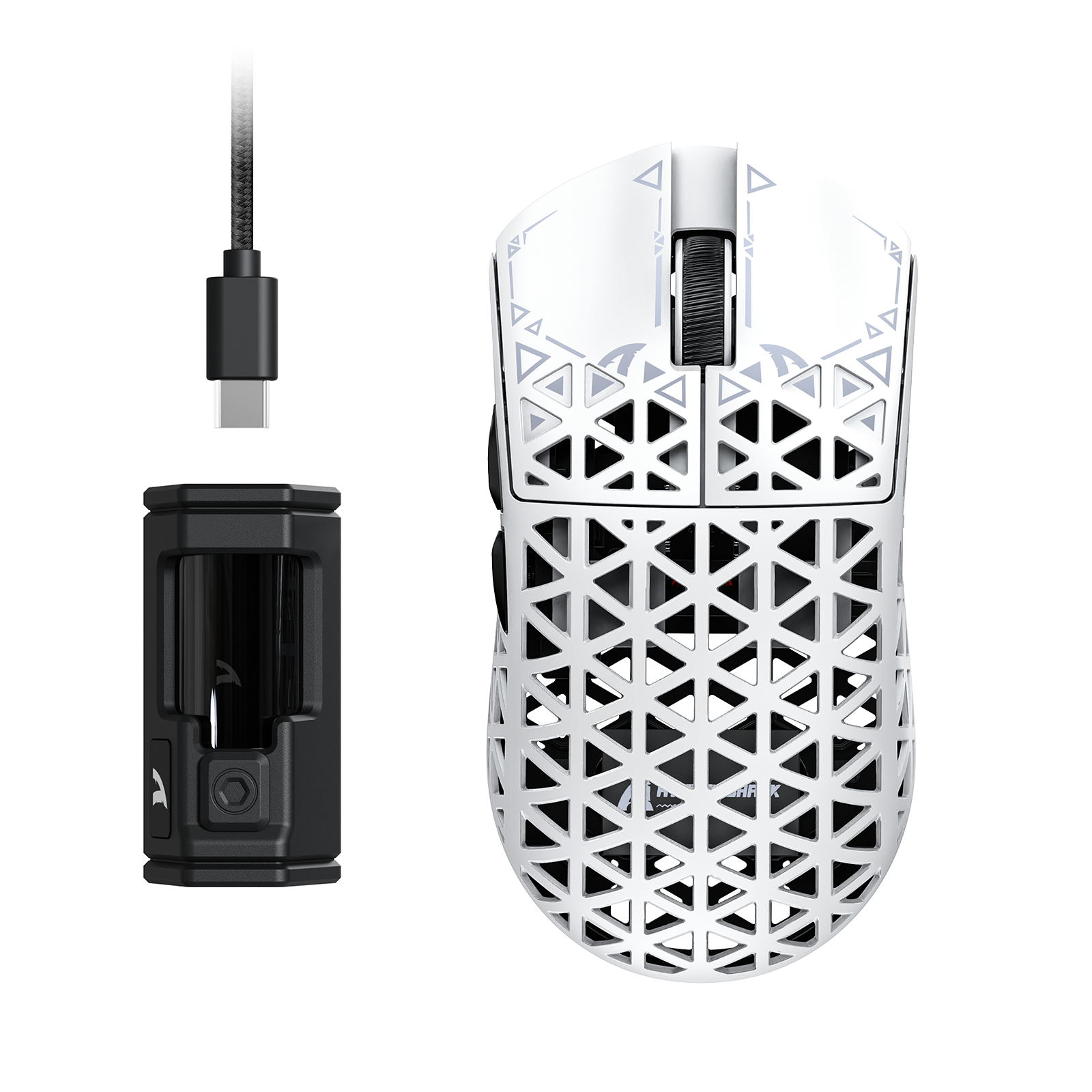 ATTACK SHARK R5 Ultra Carbon Fiber Wireless 8K PAW3950MAX Gaming-Maus