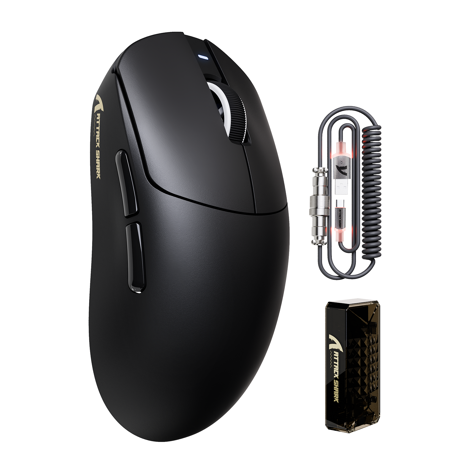 ATTACK SHARK X8PRO Ultraleichte kabellose Gaming-Maus & C06ULTRA-Kabel