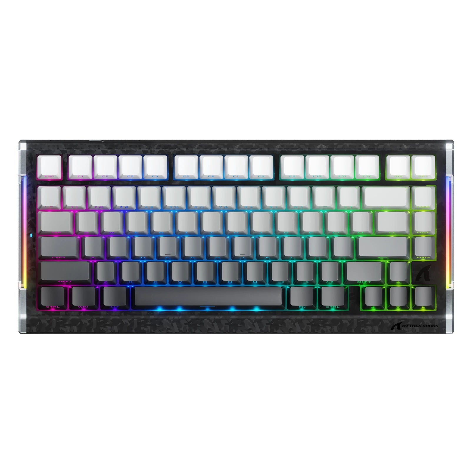 ATTACK SHARK R86 HE Carbonfaser-Tastatur mit Magnetschaltern und Rapid-Trigger-Technologie