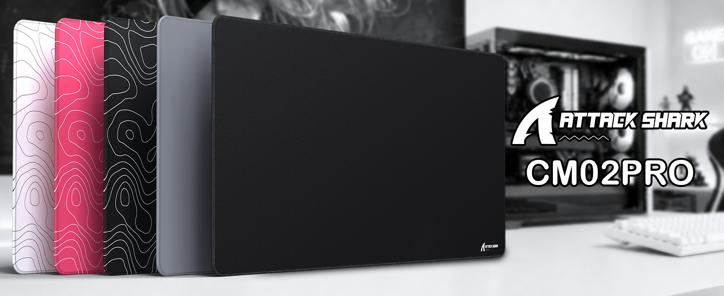 ATTACK SHARK CM02PRO eSport Gaming-Mauspad (900x400x4 MM)