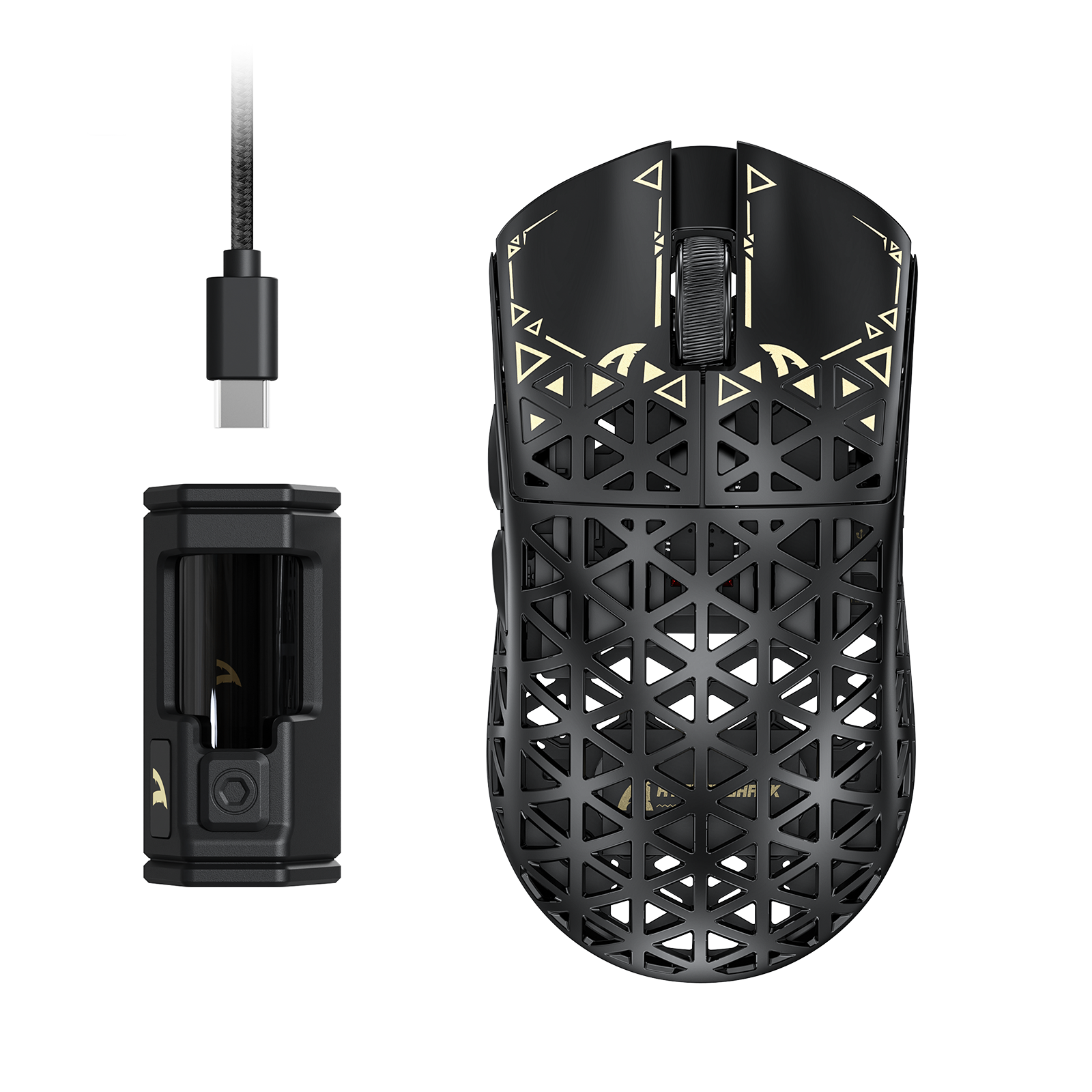 ATTACK SHARK R5 Ultra Carbon Fiber Wireless 8K PAW3950MAX Gaming-Maus