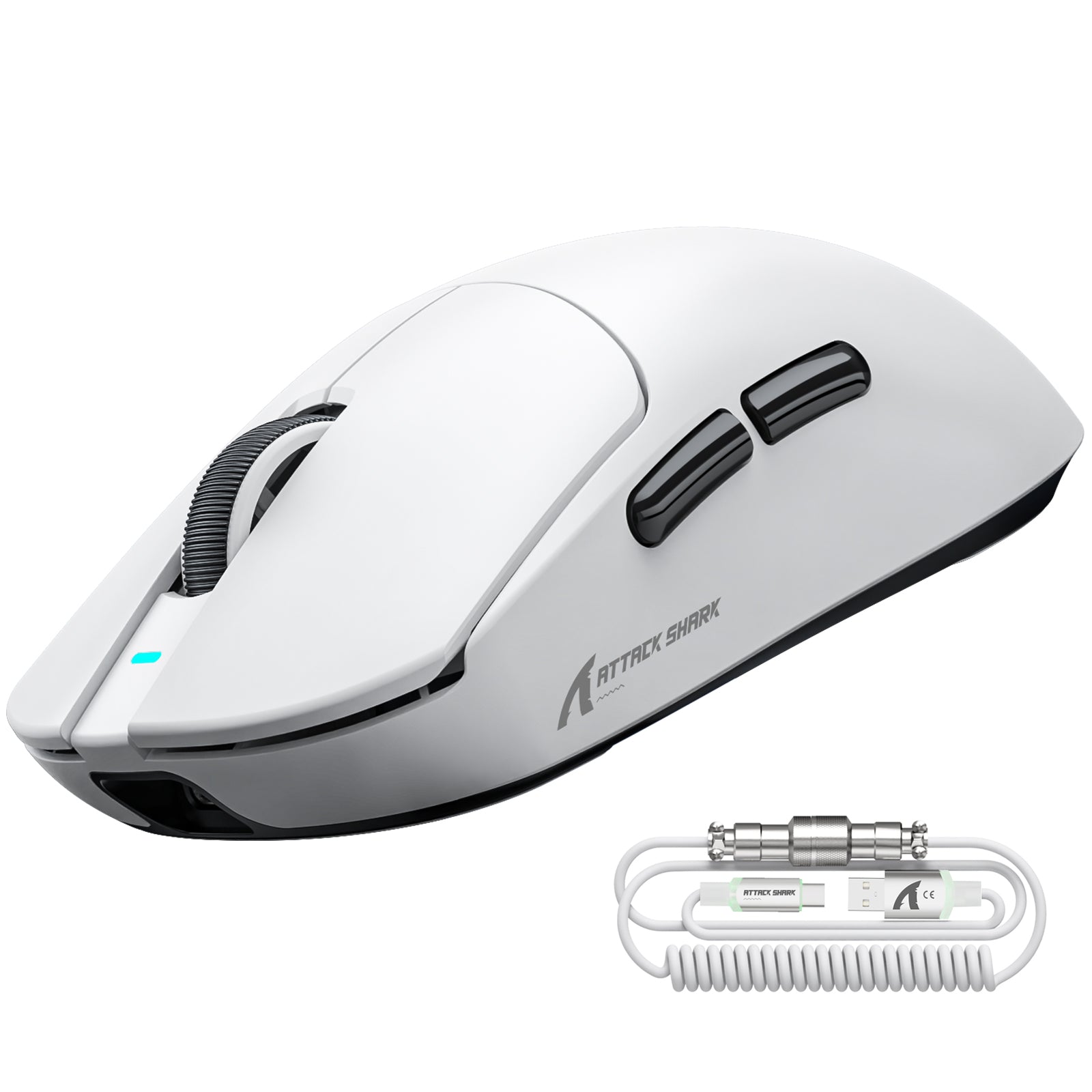 ATTACK SHARK X8 Ultra Tri-Mode Kabellose Gaming-Maus mit C06 Ultra-Kabel