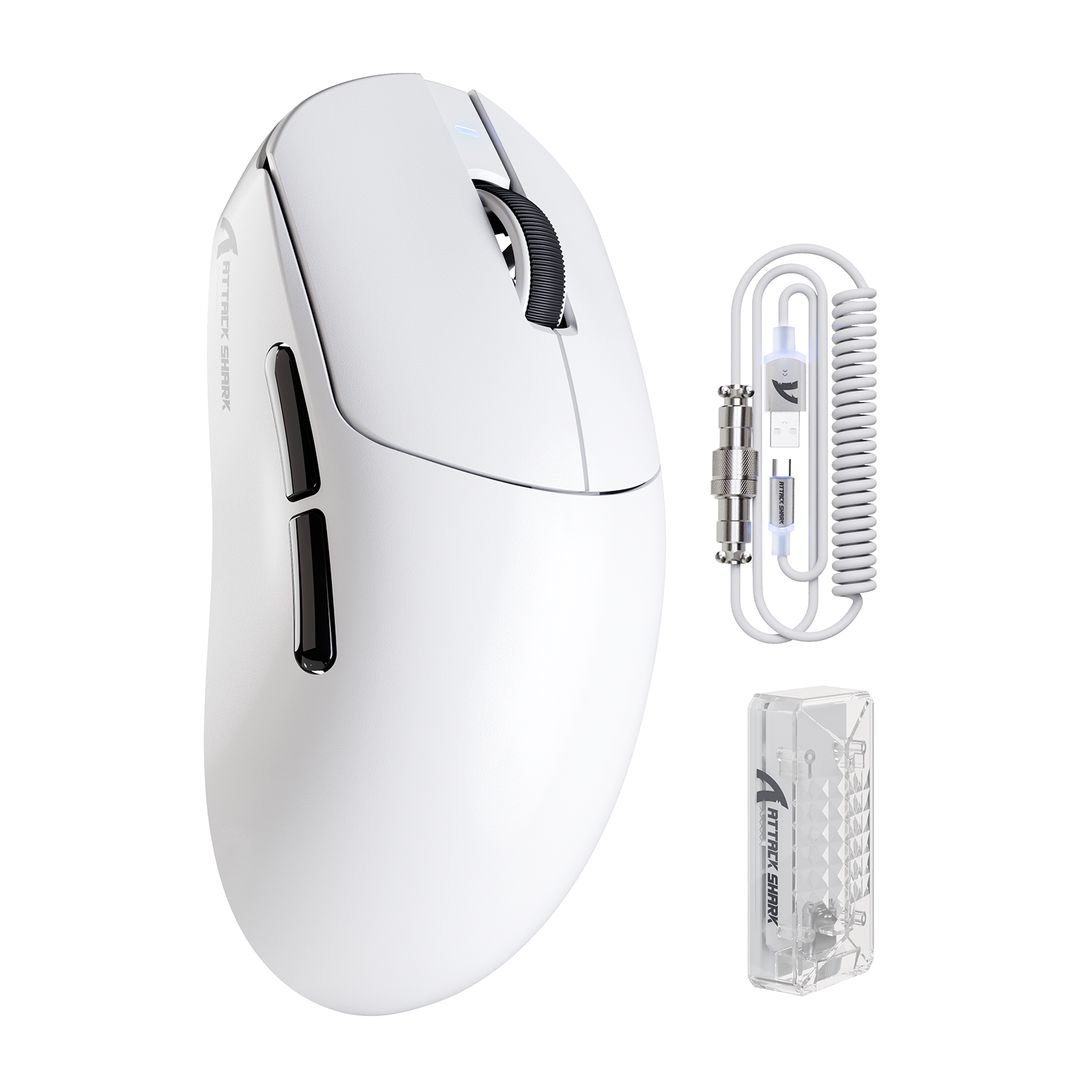 ATTACK SHARK X8PRO Ultraleichte kabellose Gaming-Maus & C06ULTRA-Kabel