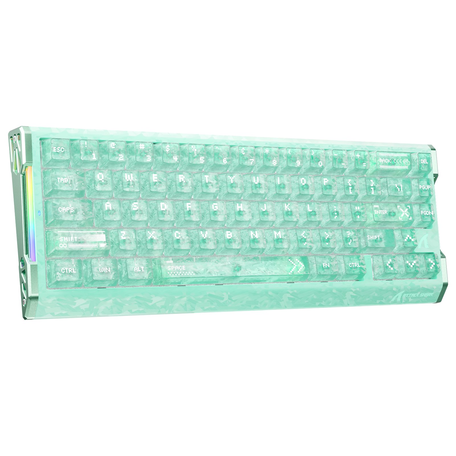 ATTACK SHARK R68 HE Carbonfaser-Schnelltrigger-Tastatur mit Magnetschalter