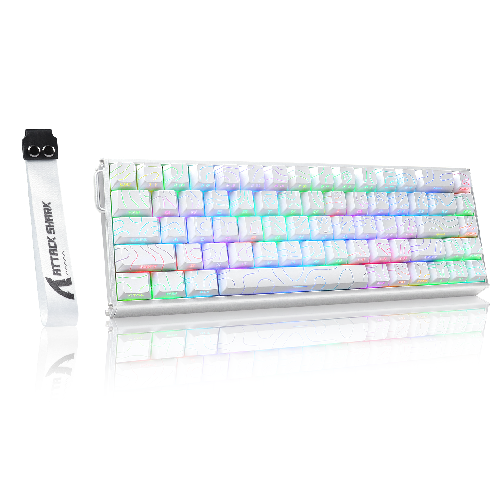 ATTACK SHARK X68MAX HE Rapid Trigger Aluminium-Tastatur mit Magnetschalter