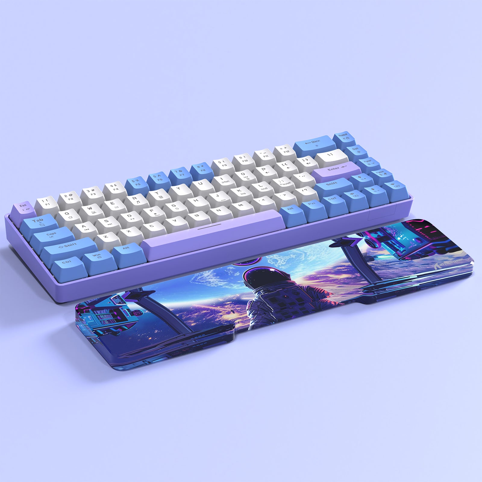 ATTACK SHARK Acrylic Wrist Rest with Pattern