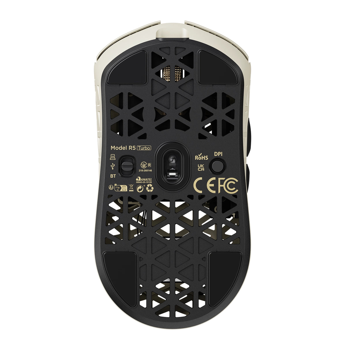 ATTACK SHARK R5 TURBO kabellose 8K-Gaming-Maus aus Carbonfaser