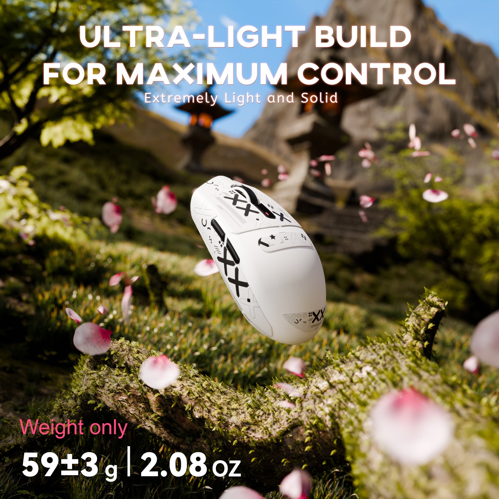 ATTACK SHARK G3 Tri-Mode Kabellose Gaming-Maus 25000 DPI Ultraleicht