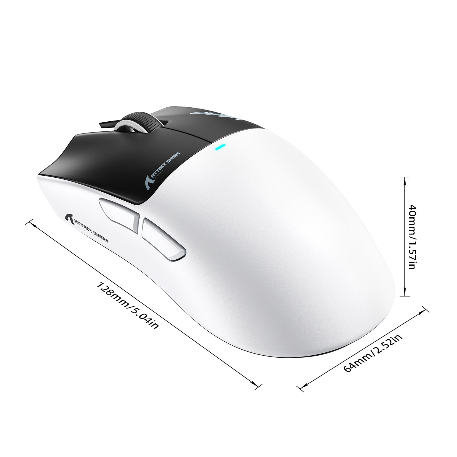 ATTACK SHARK X11 PRO V2 kabellose Gaming-Maus mit TFT-Display und Ladestation