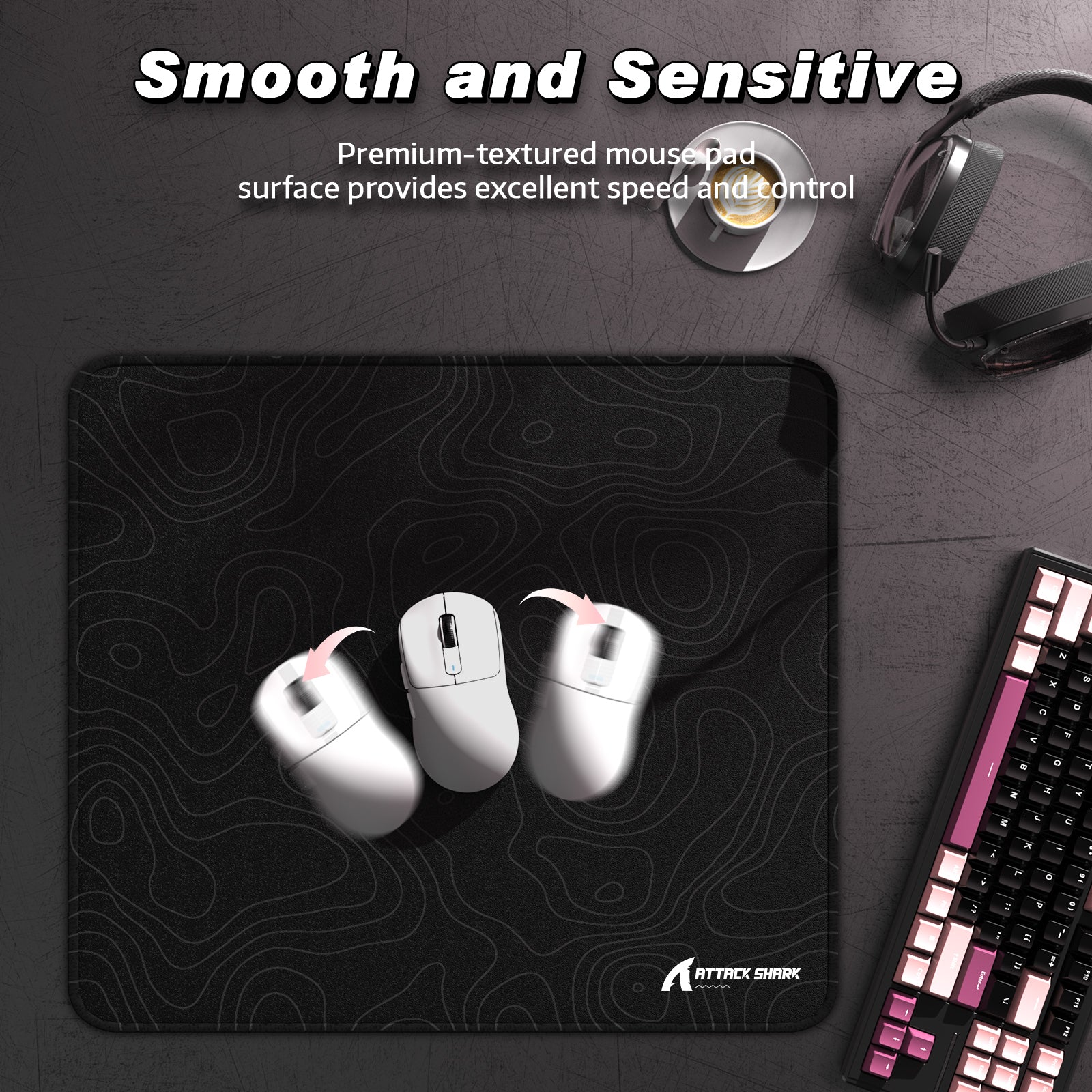 ATTACK SHARK CM02 eSport Gaming Mousepad