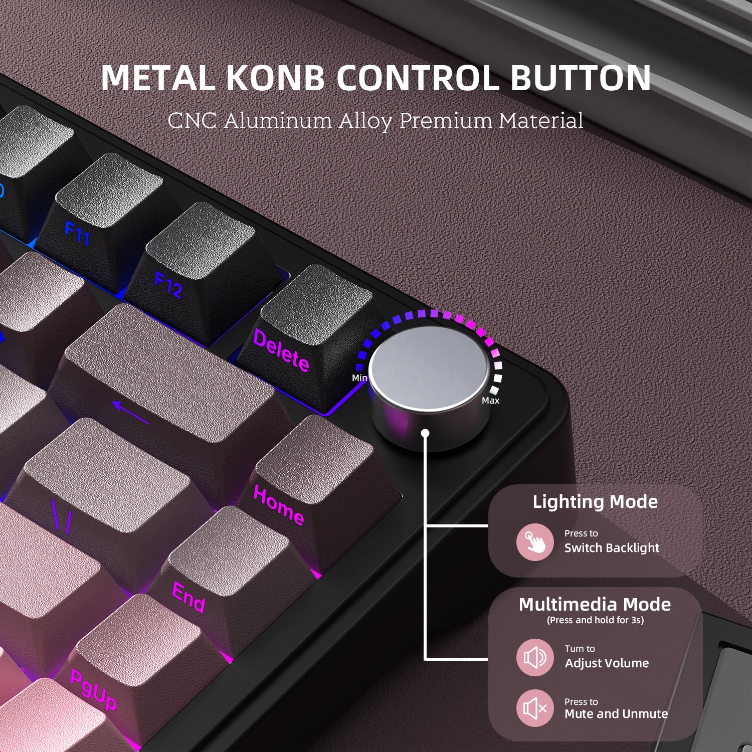 ATTACK SHARK X85 Kabellose mechanische Tastatur 