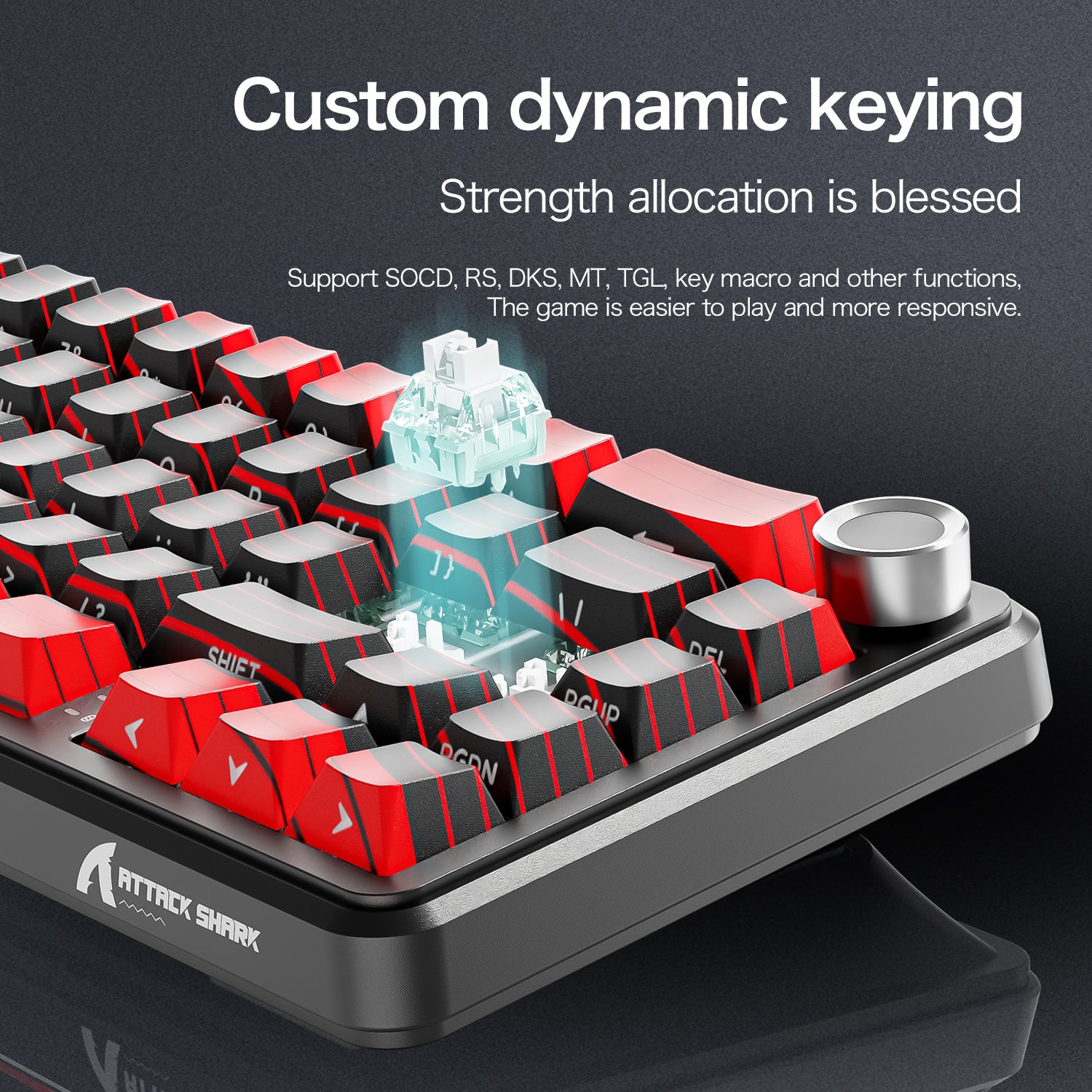 ATTACK SHARK X65PRO HE Rapid Trigger Keyboard