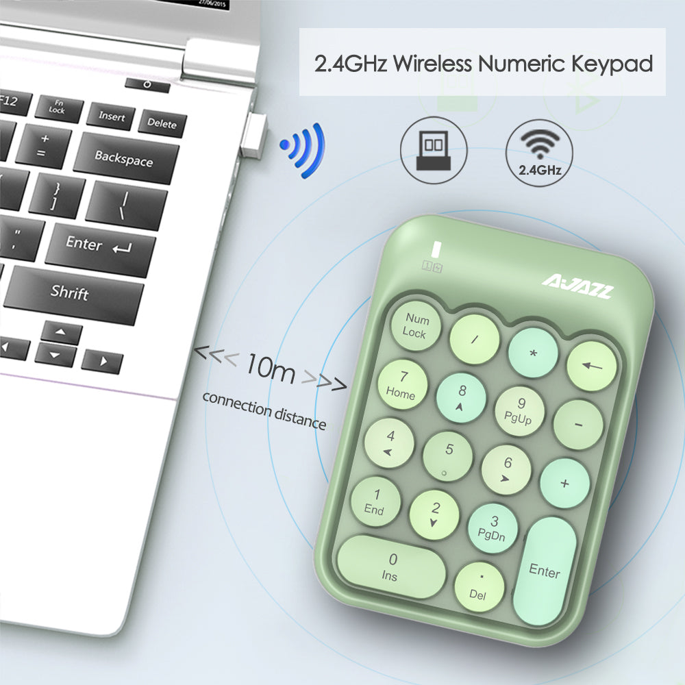 ATTACK SHARK X AJAZZ AK18 Wireless Numeric Keypad