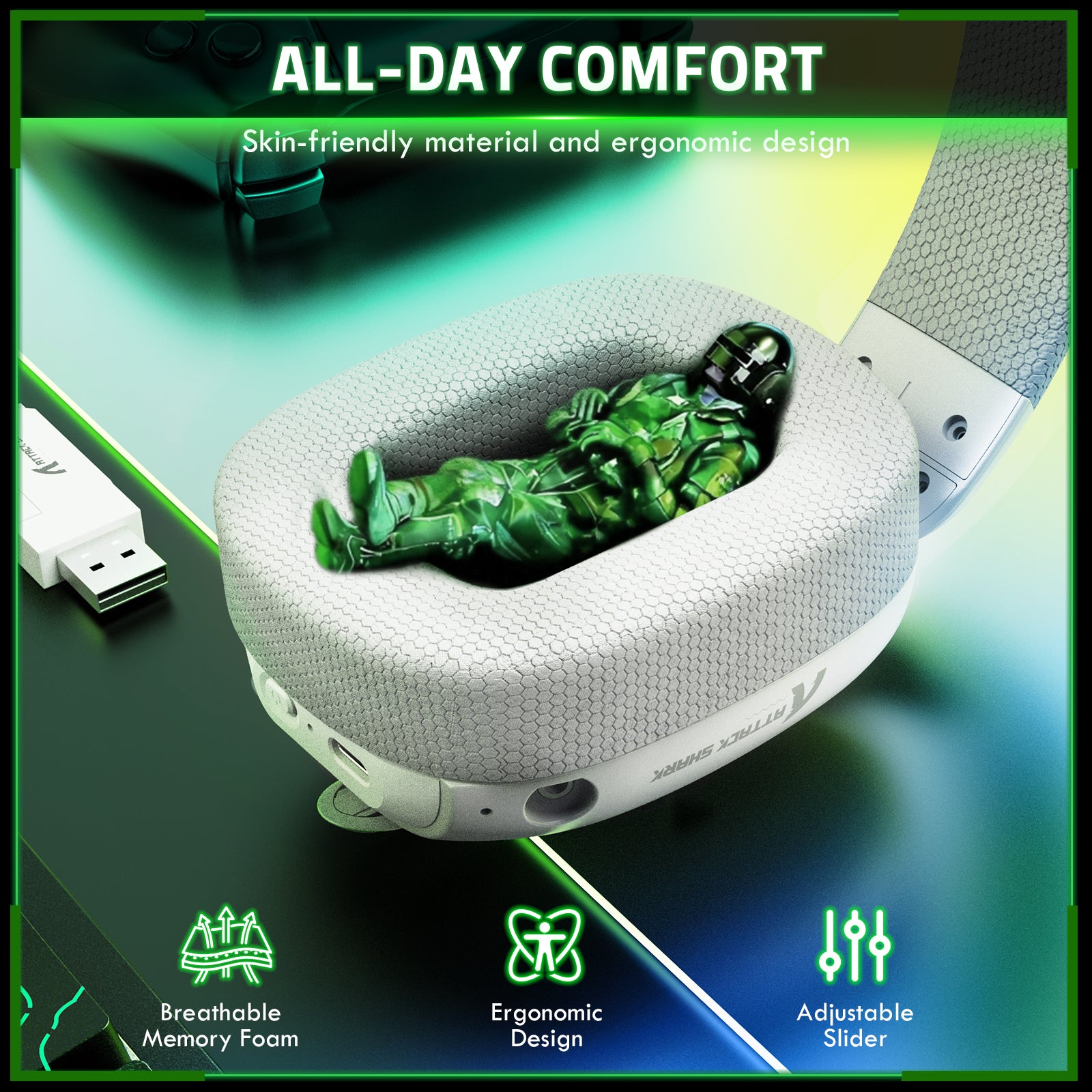 ATTACK SHARK L80PRO Wireless Gaming Headset