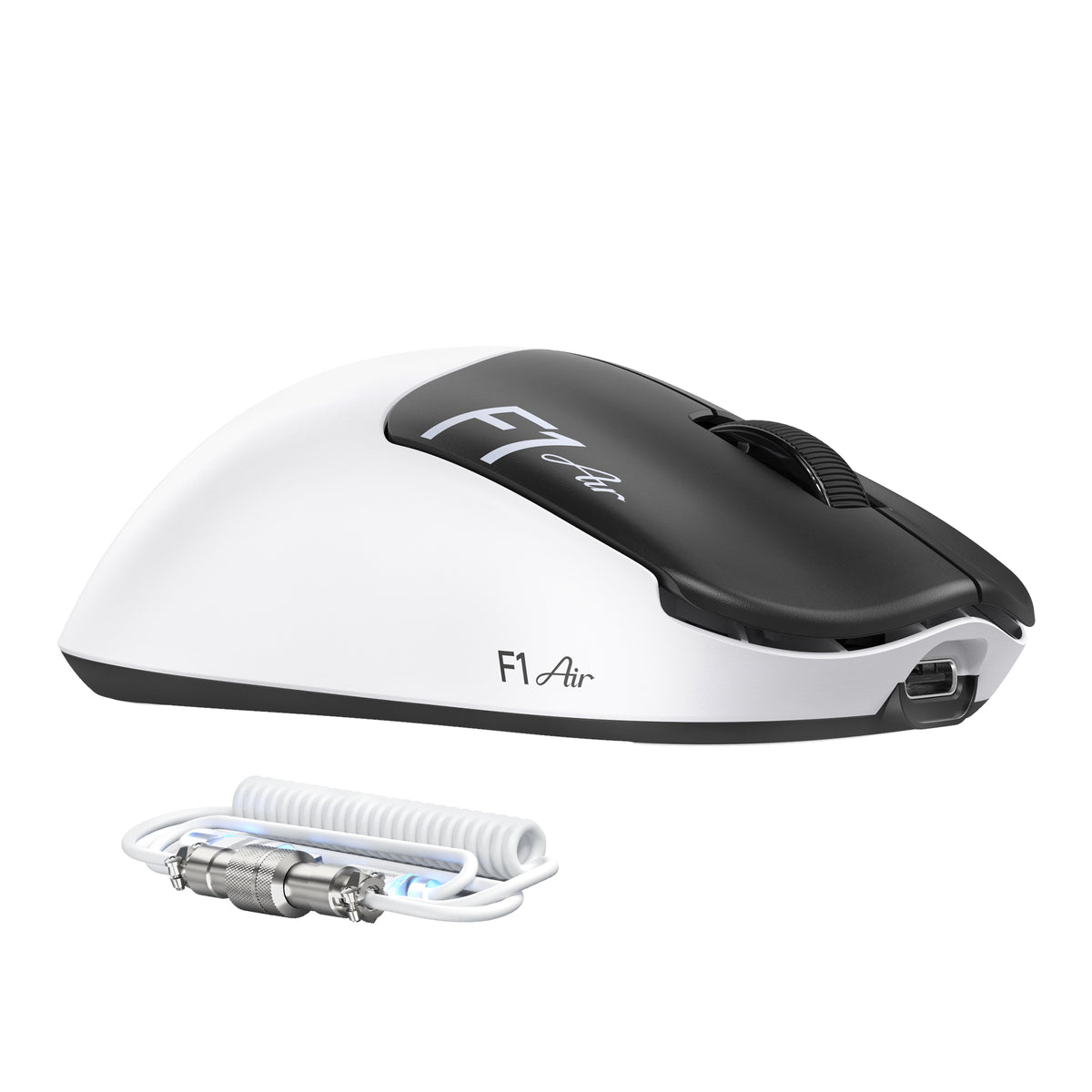 ATTACK SHARK F1 AIR 39g kabellose Gaming-Maus mit PAW3955MAX und C06 Ultra-Kabel