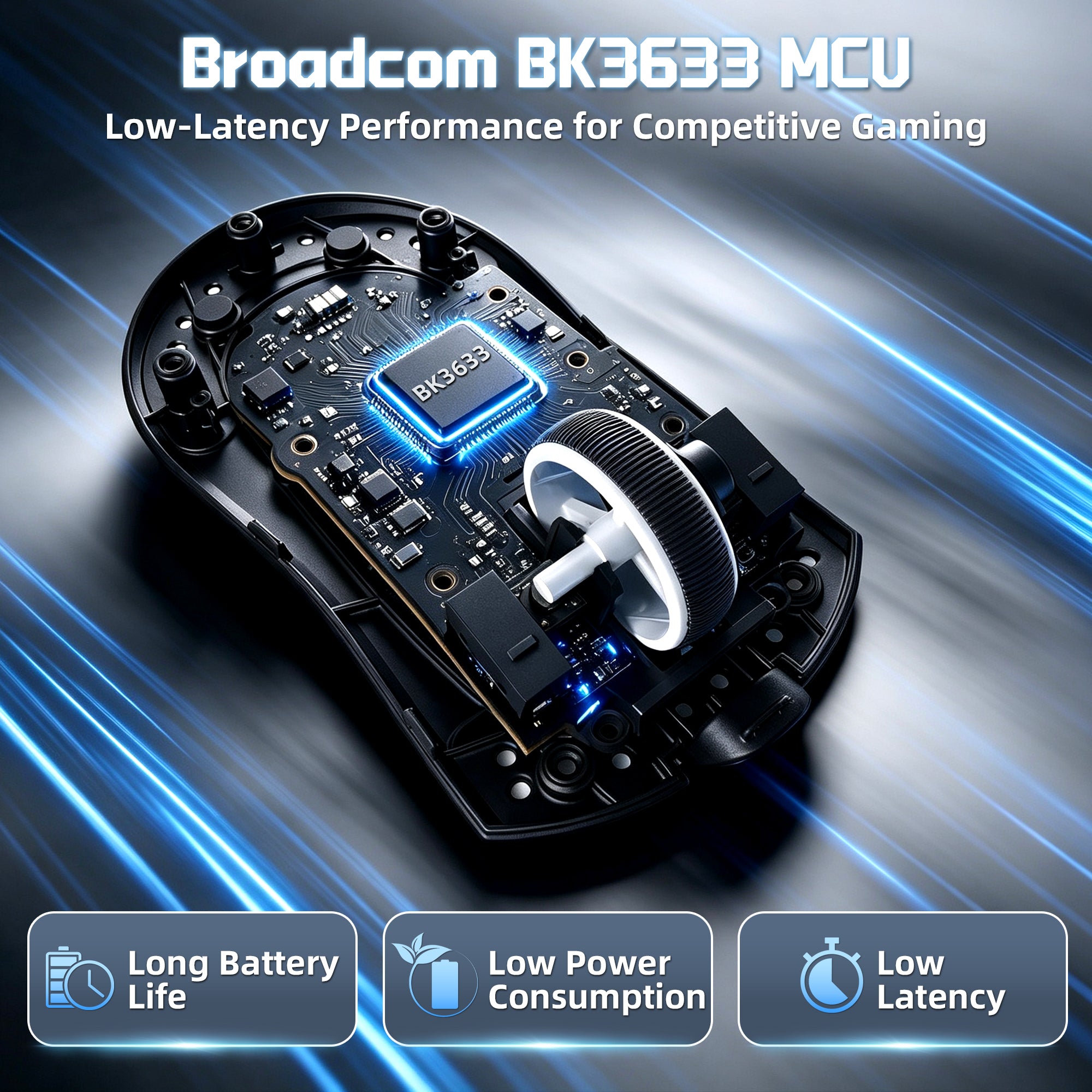 ATTACK SHARK X11 PRO V2 kabellose Gaming-Maus mit TFT-Display und Ladestation