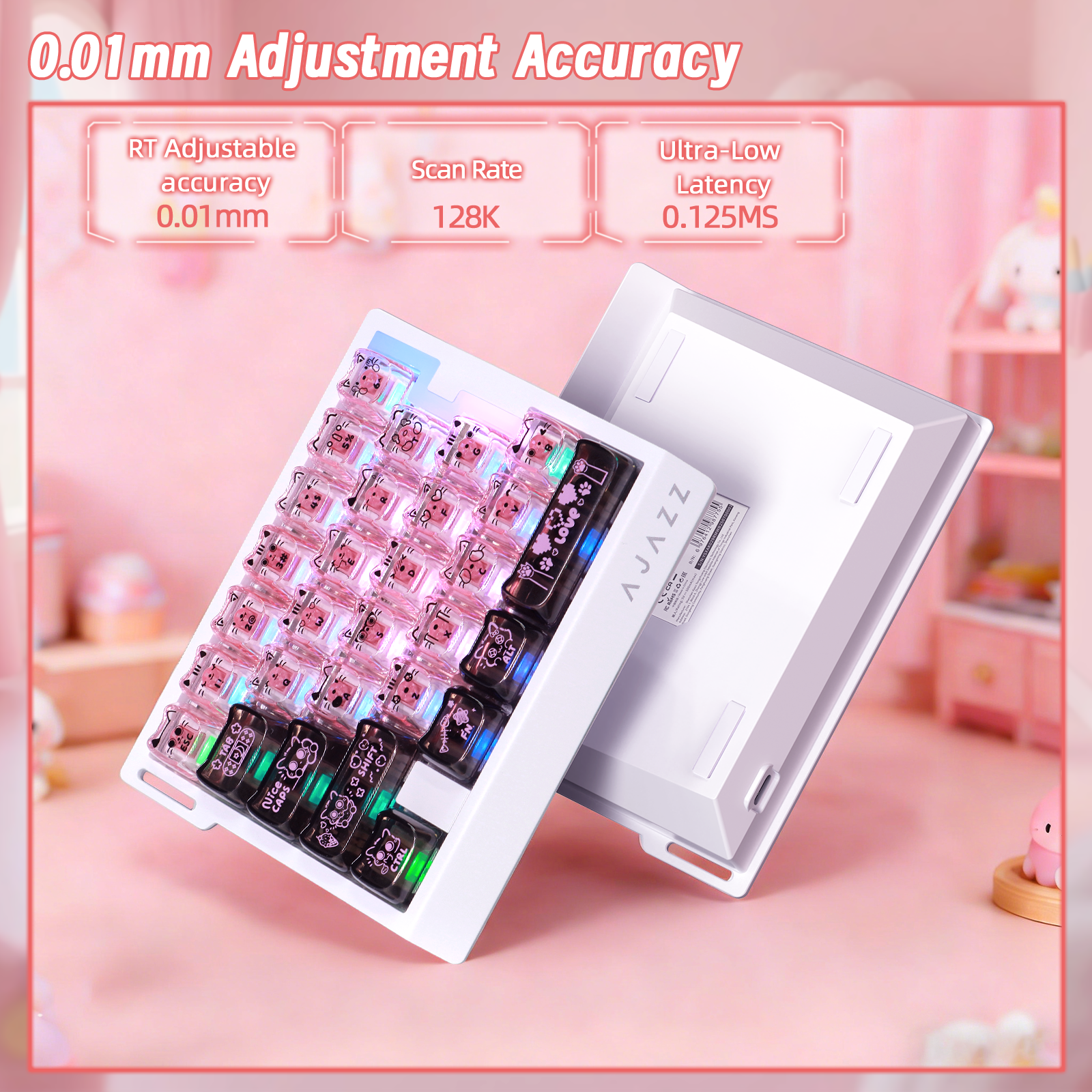 ATTACK SHARK X AJAZZ AK029 Wired One-Handed Gaming Keyboard