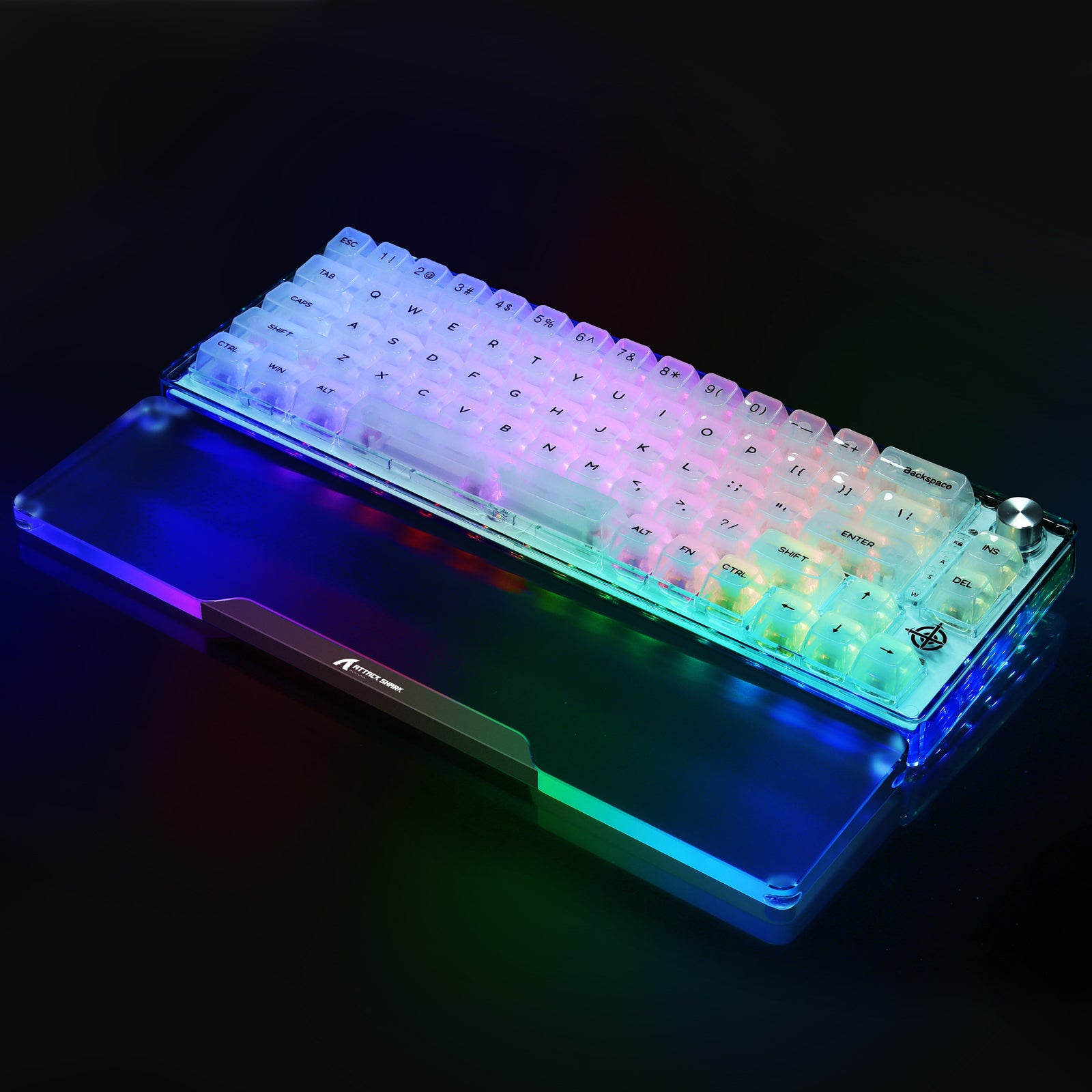 ATTACK SHARK 68 KEYS ACRYLIC WRIST REST