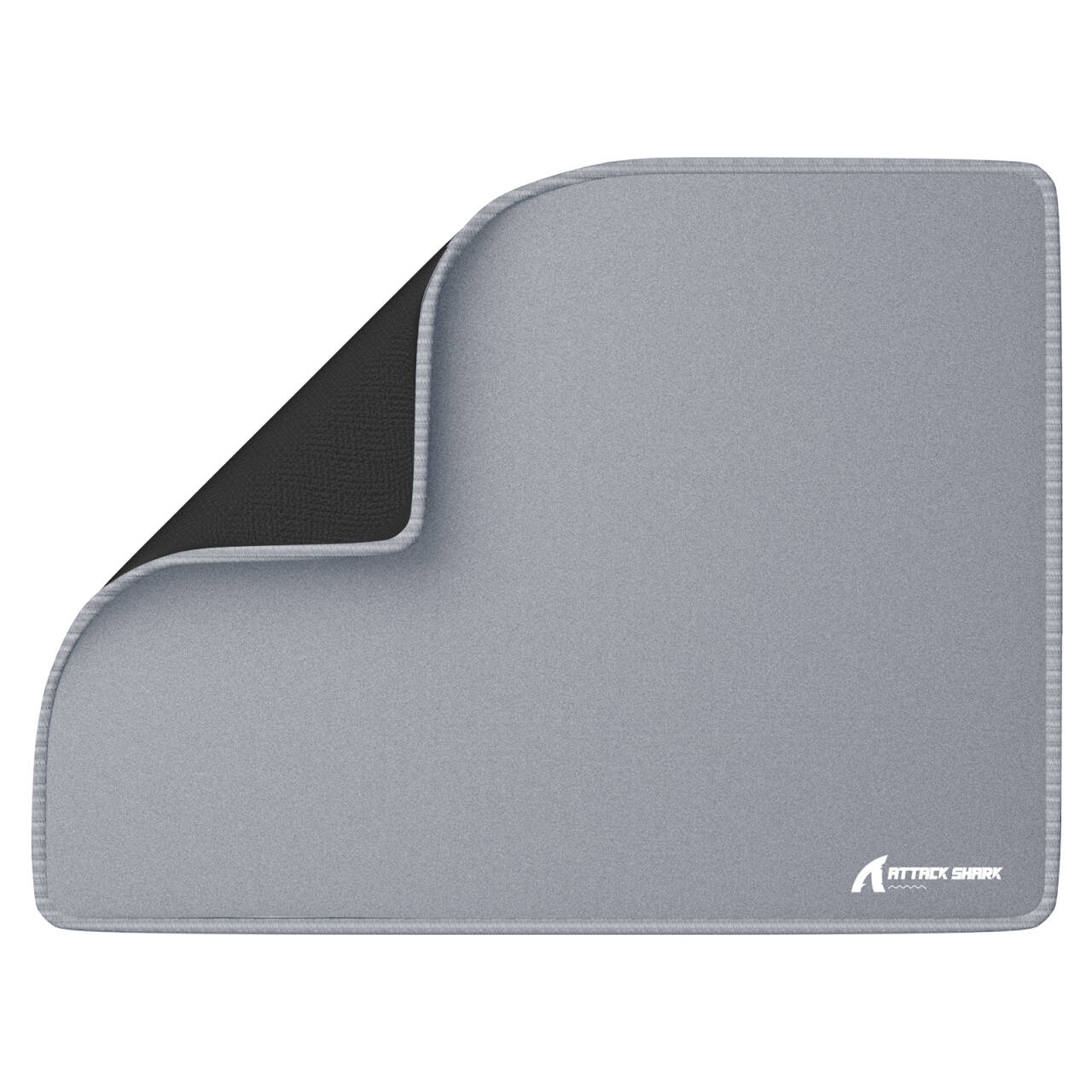 ATTACK SHARK CM02SE eSport gaming mousepad, light gray, white logo