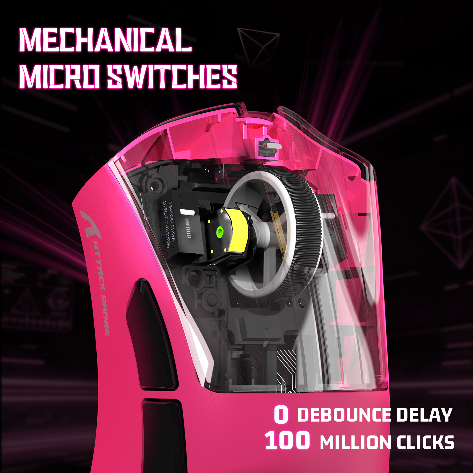 ATTACK SHARK V3 Ultraleichte Tri-Mode Gaming-Maus