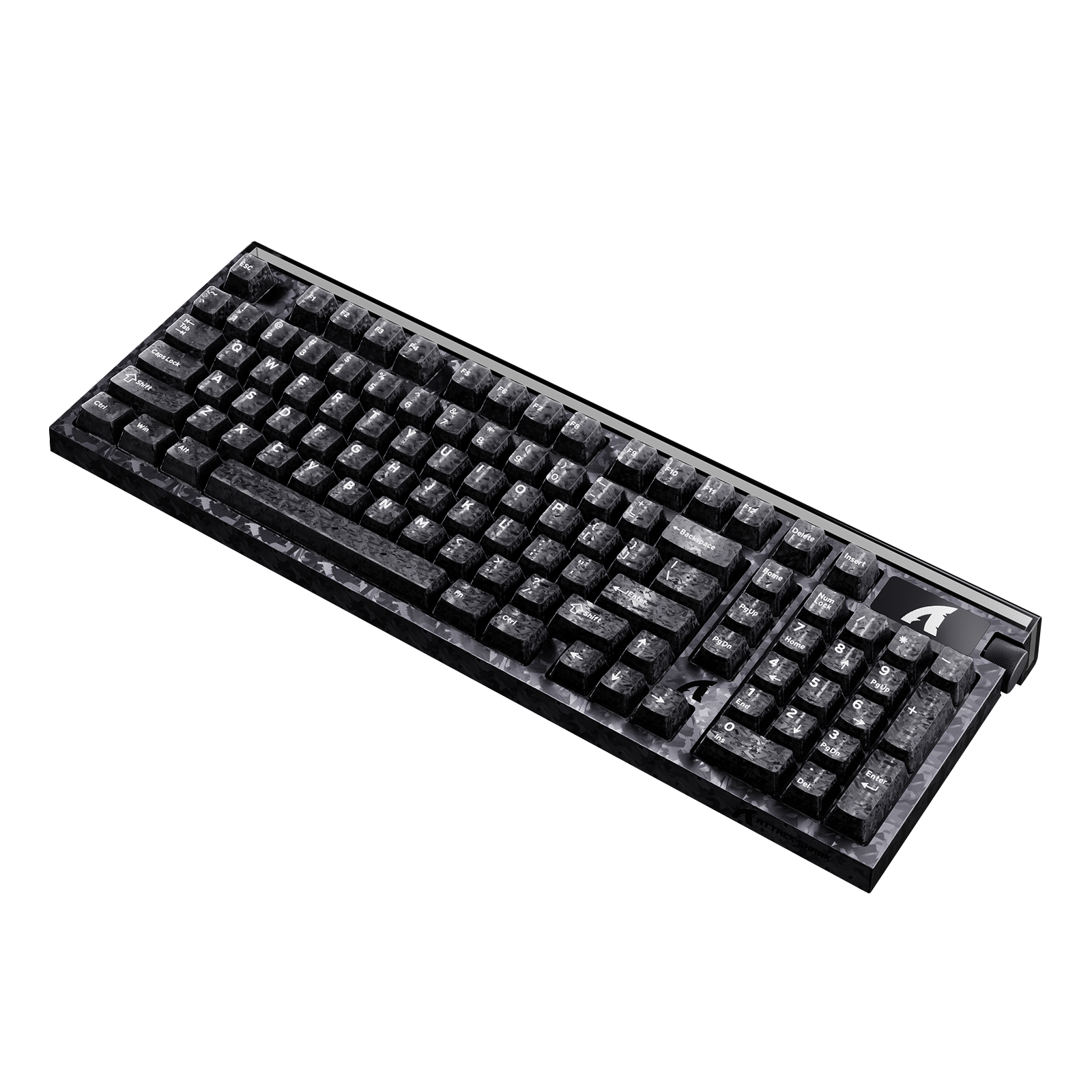 Demnächst erhältlich: ATTACK SHARK R98 HE Carbonfaser Rapid Trigger Tastatur mit magnetischem Schalter