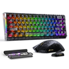 ATTACK SHARK R68 HE & X11 ULTRA Kohlefaser Gaming-Bundle mit C01 ULTRA Spiralkabel