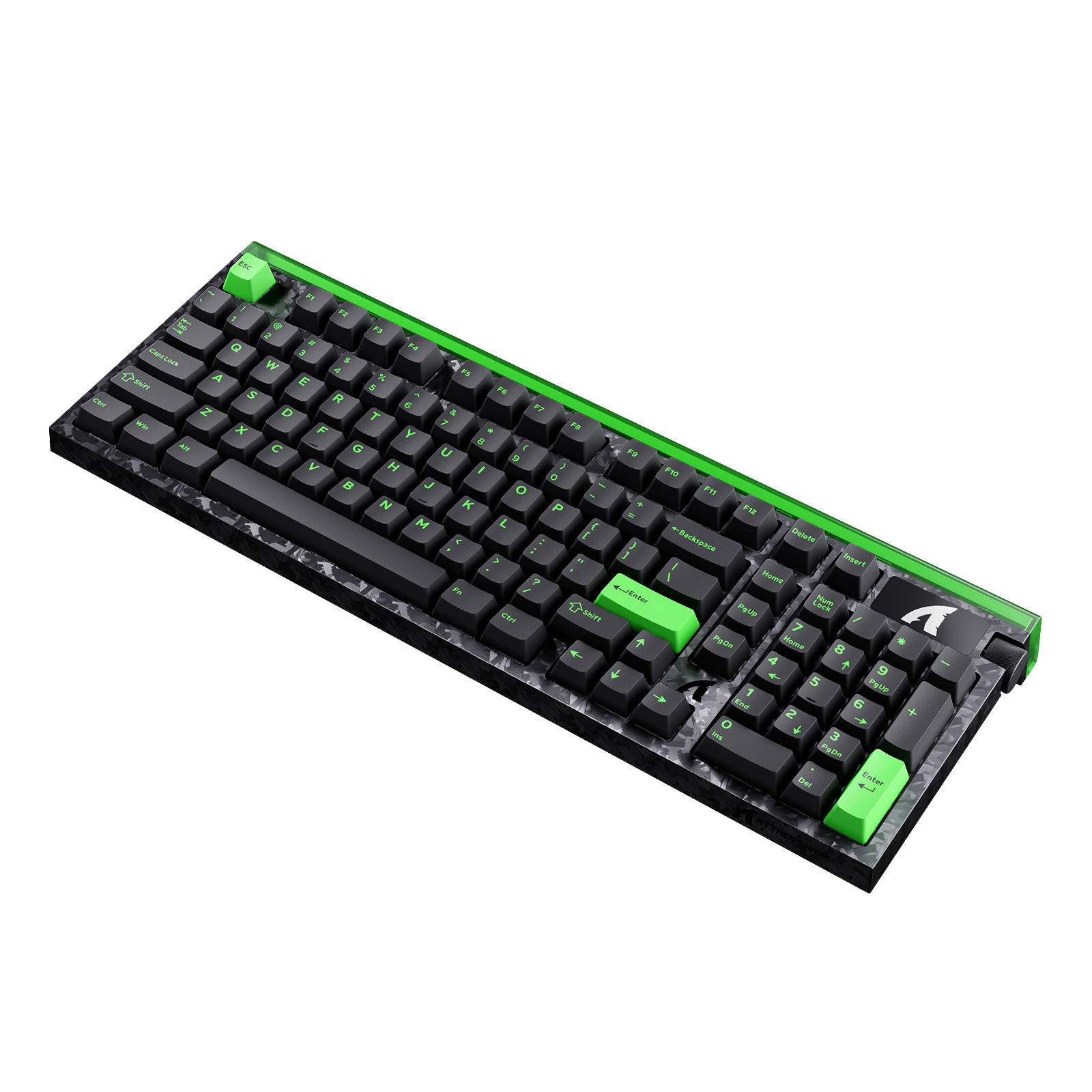 Demnächst erhältlich: ATTACK SHARK R98 HE Carbonfaser Rapid Trigger Tastatur mit magnetischem Schalter