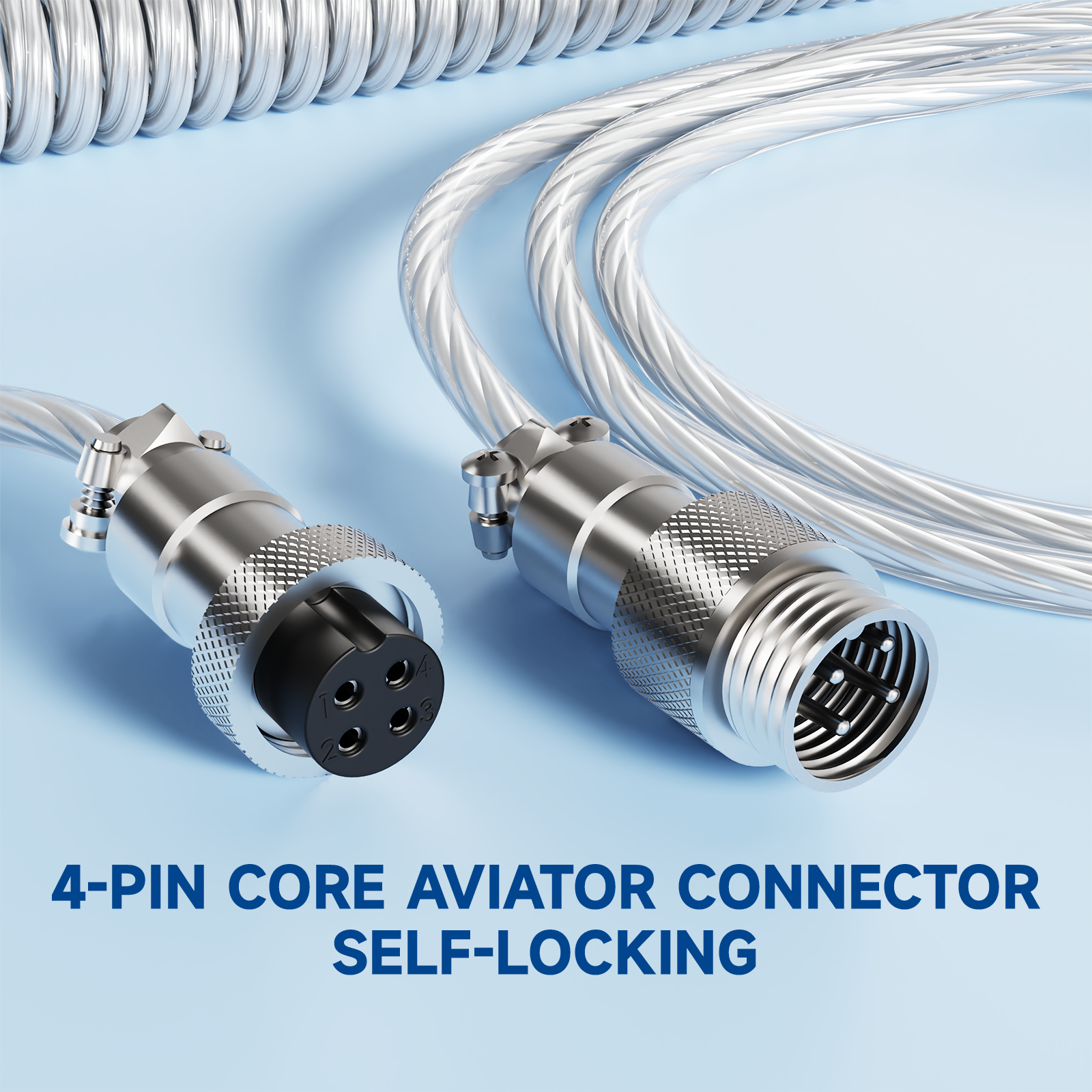 ATTACK SHARK C01Ultra Custom Aviator Cable for 8KHz Magnetic Keyboard